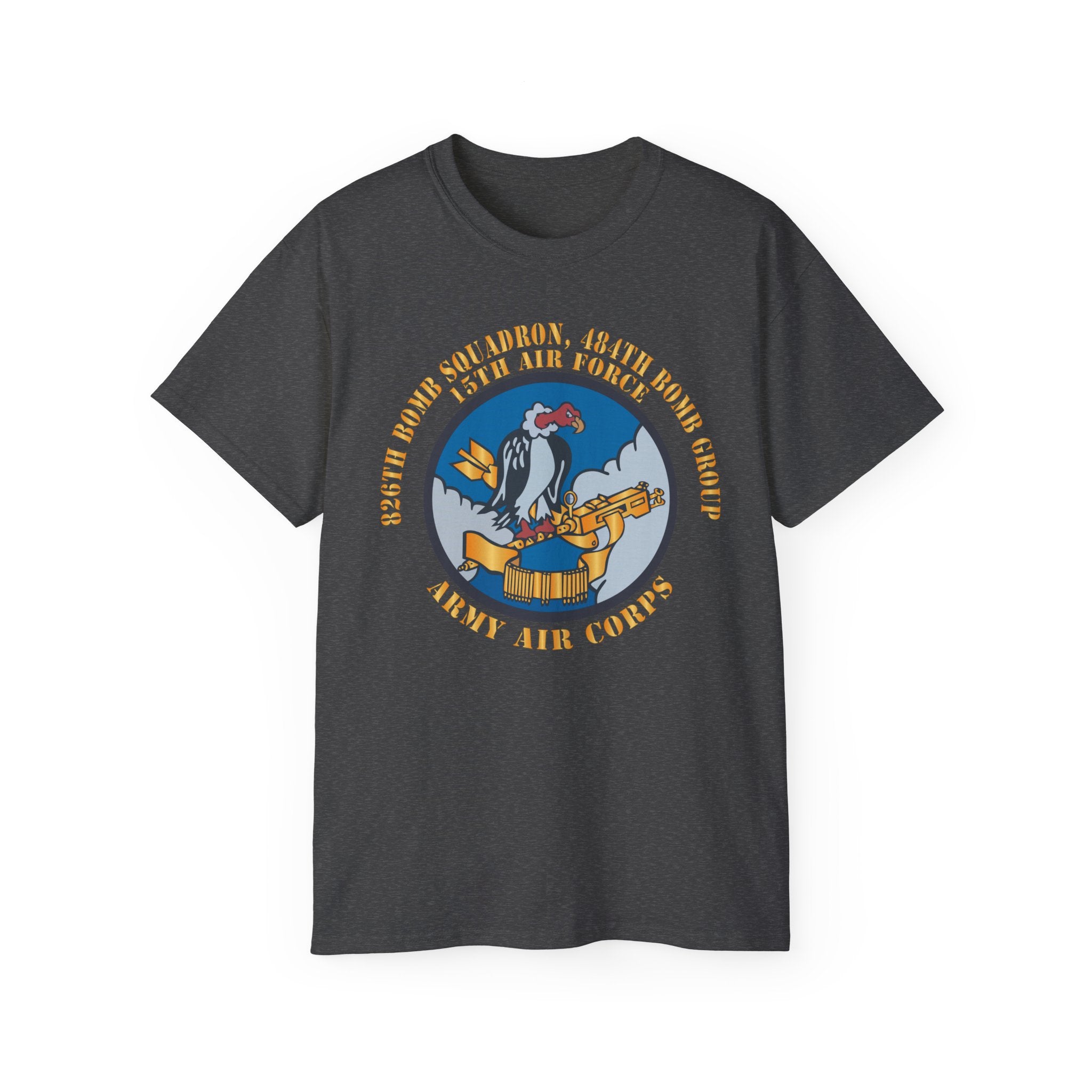 Unisex Ultra Cotton Tee - AAC - 826th Bomb Squadron, 484th Bomb Group - 15th AAF X 300