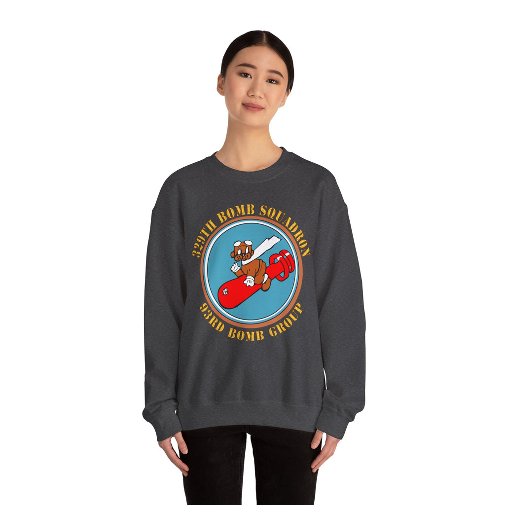 Crewneck Sweatshirt - AAC - 329th Bomb Squadron,93rd Bomb Group - WWII - USAAF