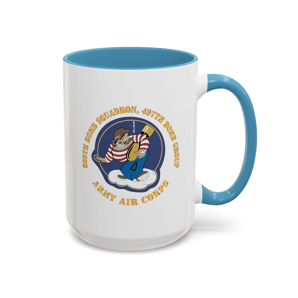 Accent Coffee Mug - AAC - 869th Bomb Squadron, 497th Bomb Group X 300