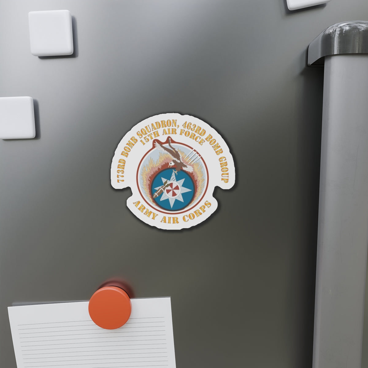 Die-Cut Magnets - AAC - 773rd Bomb Squadron, 463rd Bomb Group - 15th AF X 300