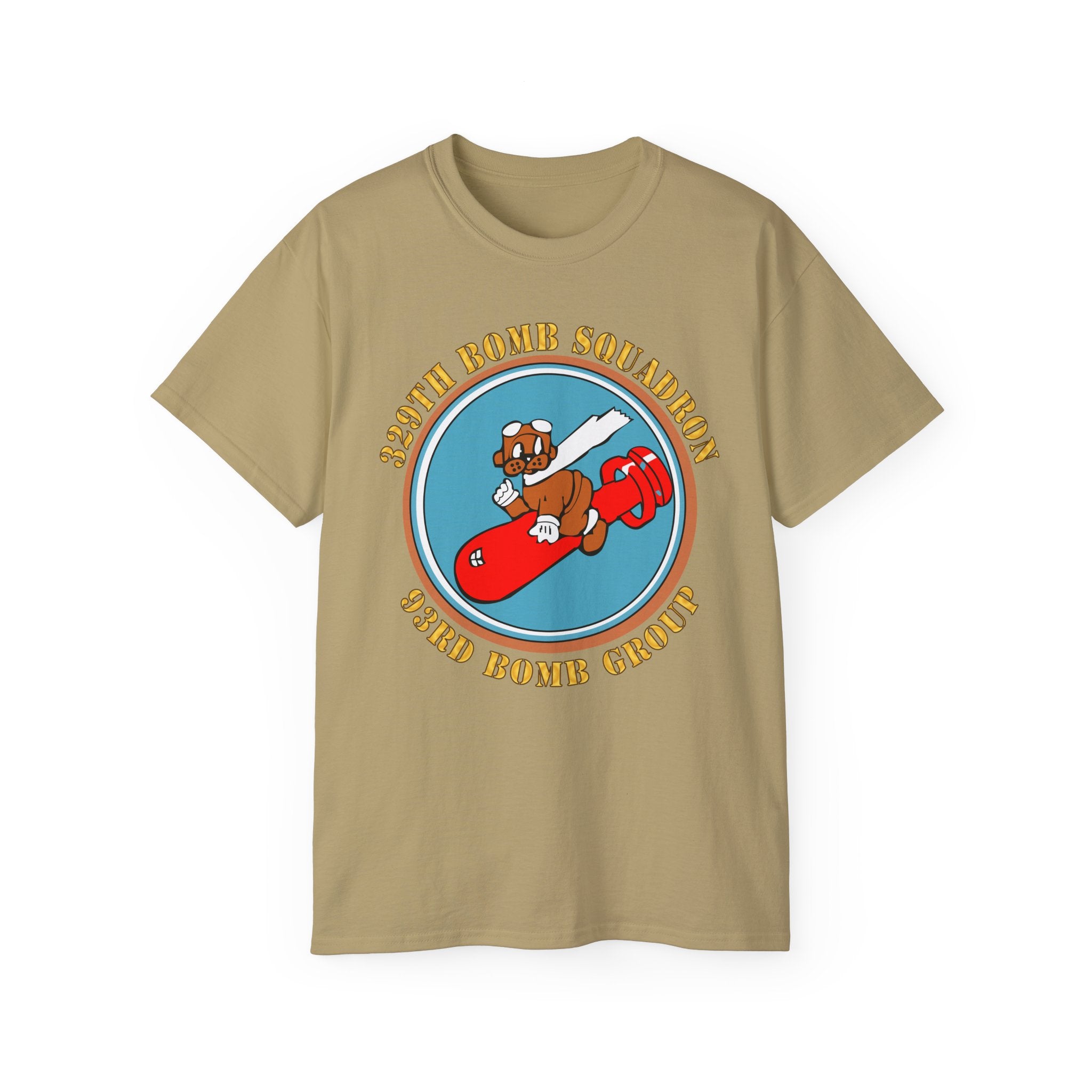 Unisex Ultra Cotton Tee - AAC - 329th Bomb Squadron,93rd Bomb Group - WWII - USAAF