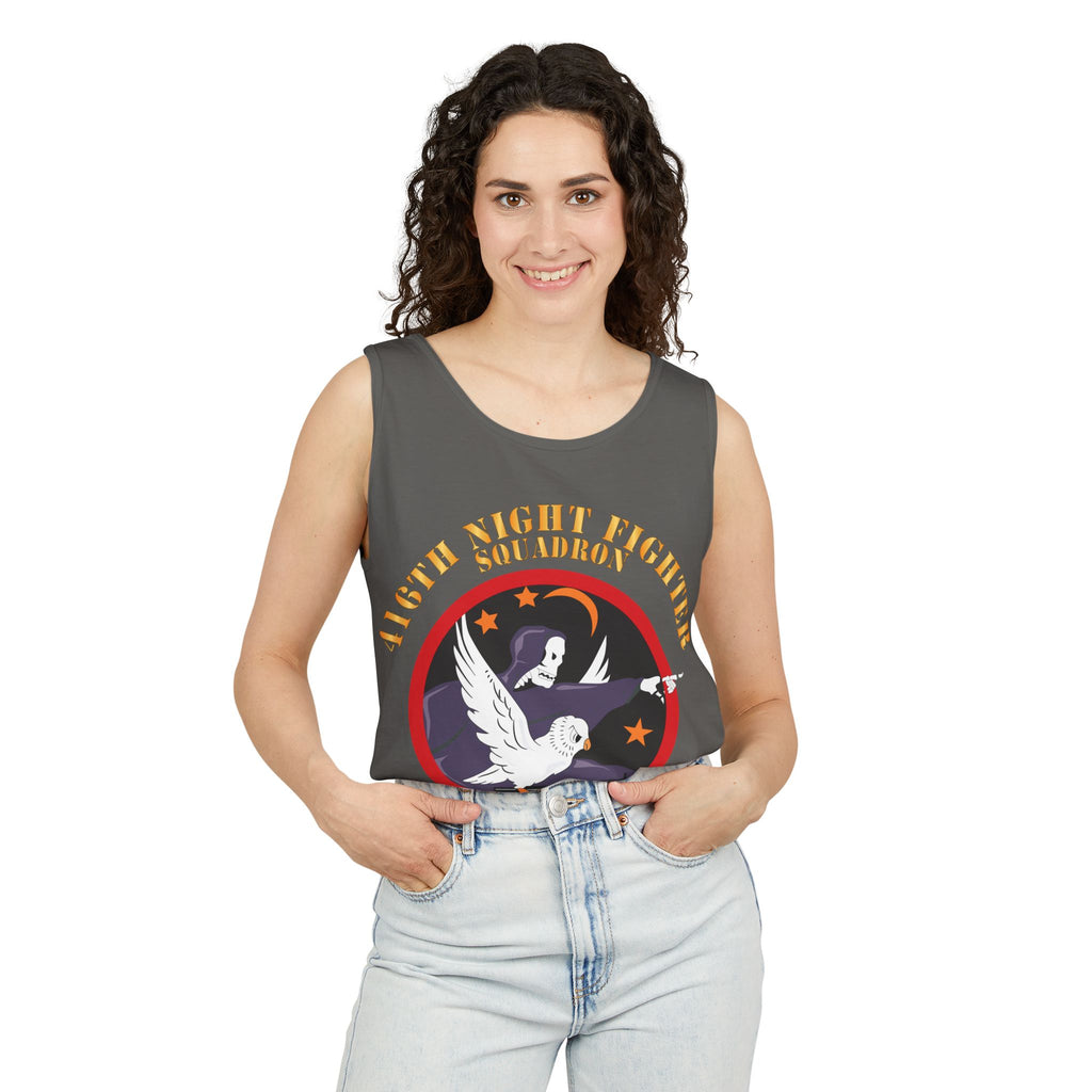 Unisex Garment-Dyed Tank Top - AAC - 416th Night Fighter Squadron - WWII X 300