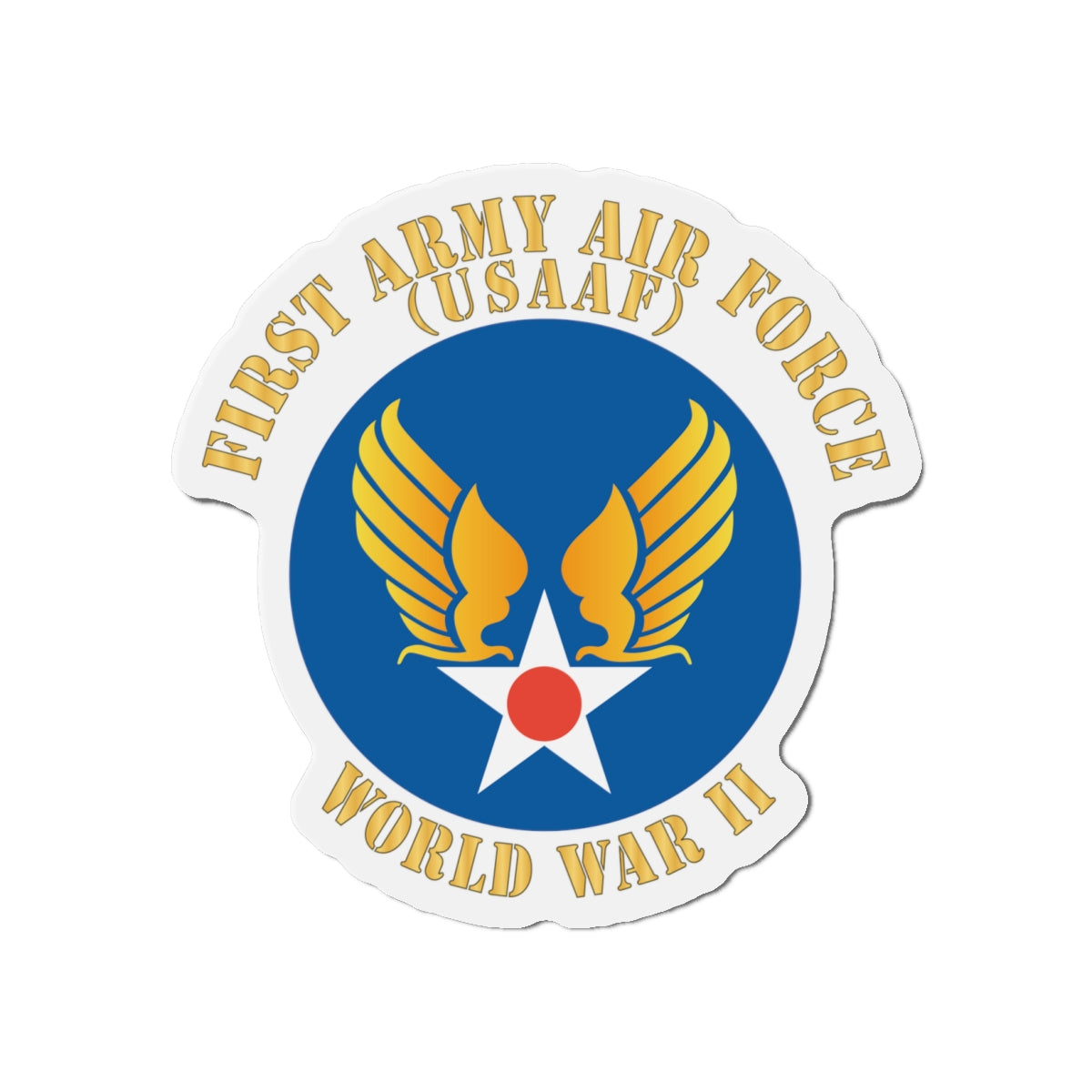 Die-Cut Magnets - SSI - AAC - 1st Army Air Force - WWII - USAAF x 300