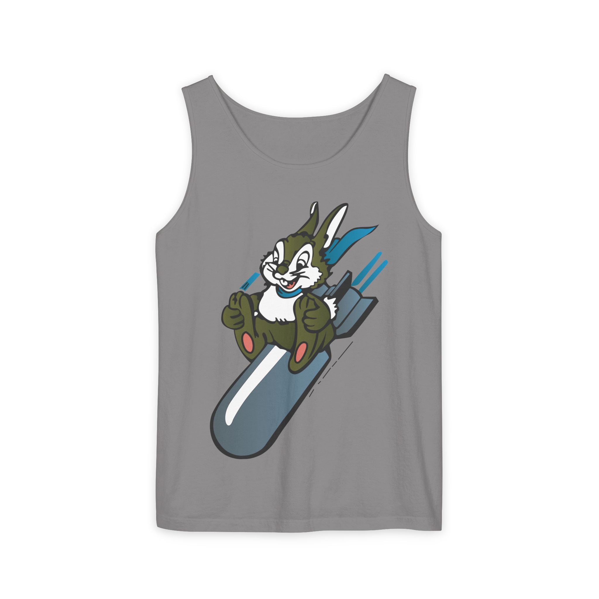 Unisex Garment-Dyed Tank Top - AAC - 799th Bombardment Squadron wo txt X 300