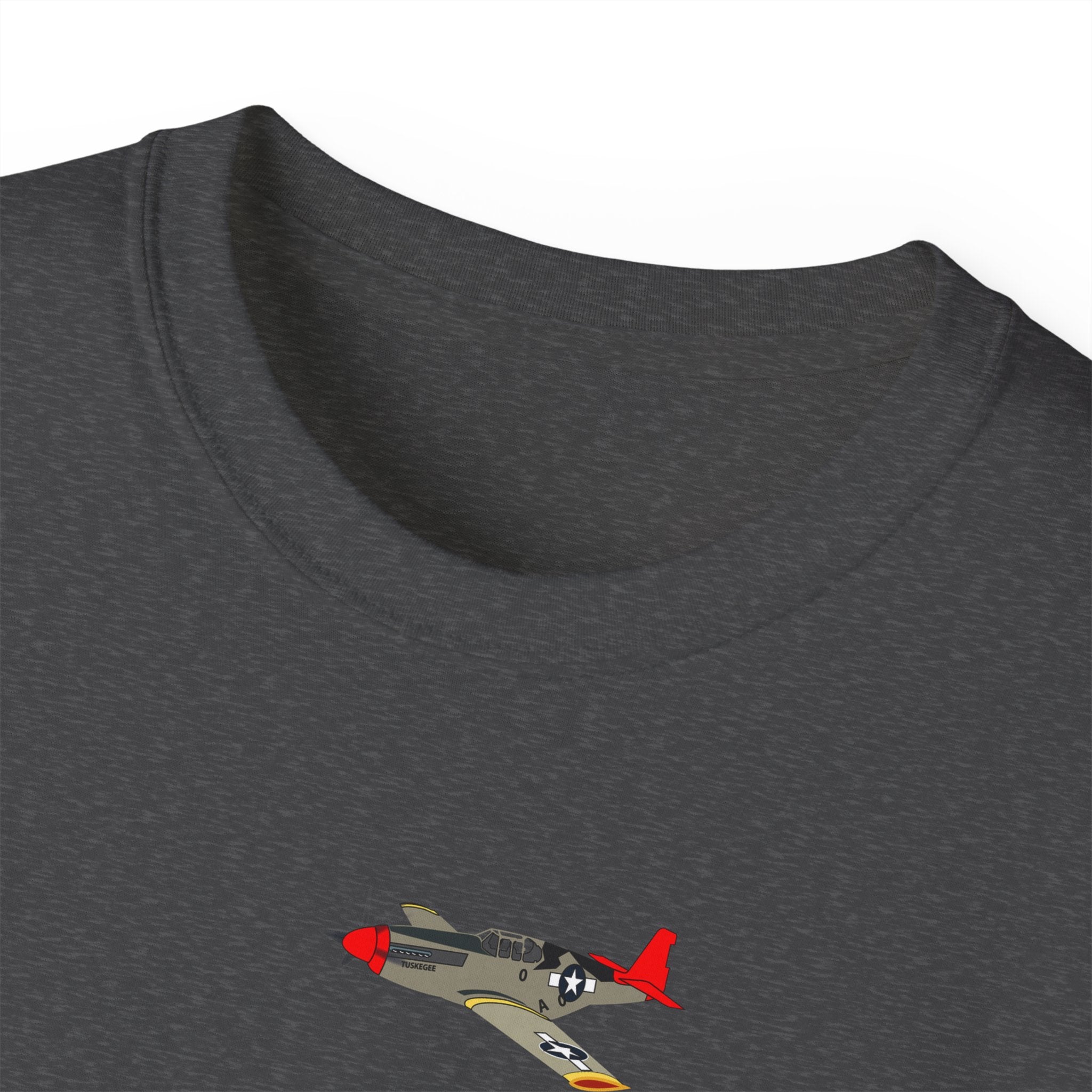 Unisex Ultra Cotton Tee - Army - AAC - 332nd Fighter Group - 12th AF - Red Tails wo Txt