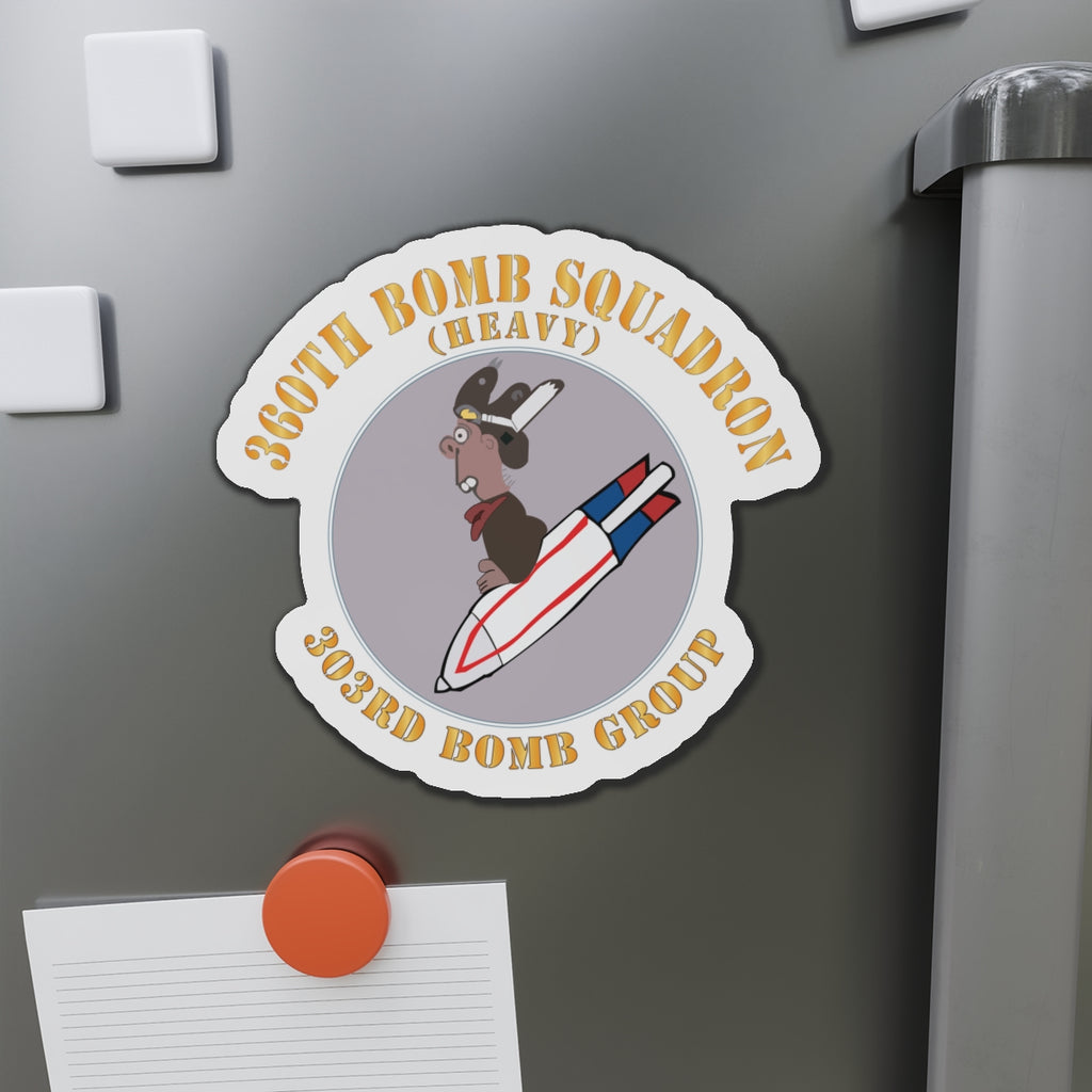 Die-Cut Magnets - AAC - 360th Bomb Squadron - 303rd BG - WWII X 300