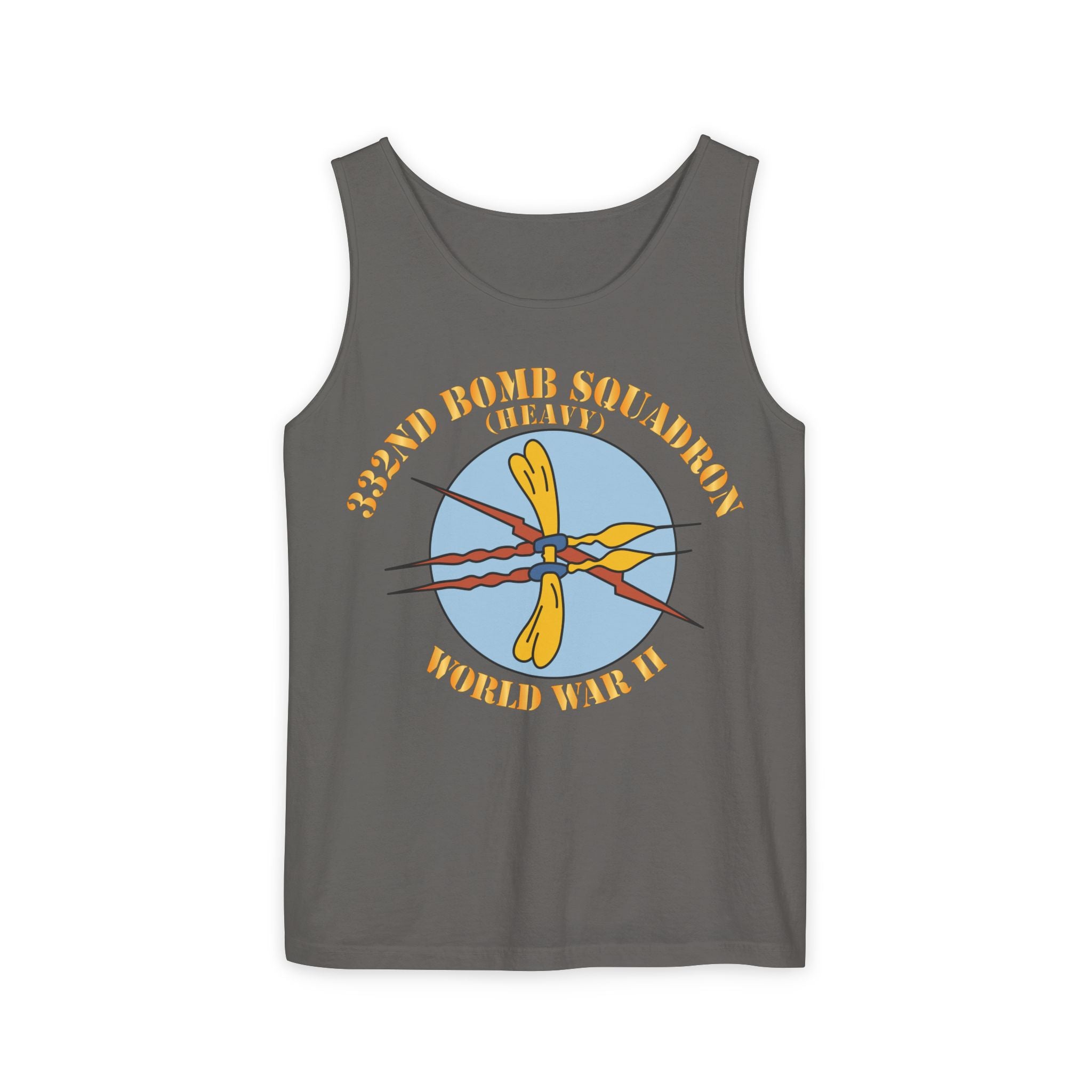 Unisex Garment-Dyed Tank Top - AAC - 332nd Bomb Squadron WWII X 300