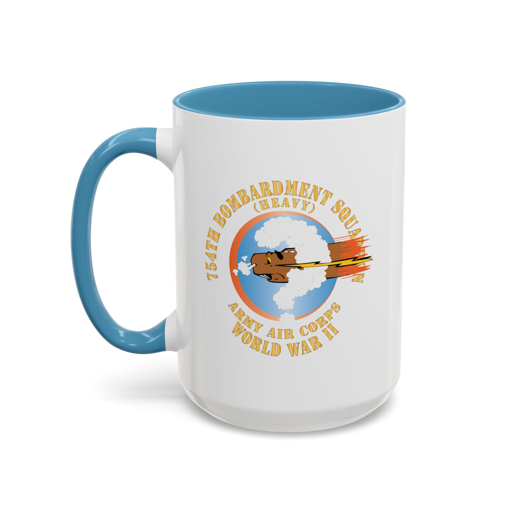 Accent Coffee Mug - AAC - 754th Bombardment Squadron - Army Air Corps - WWII X 300