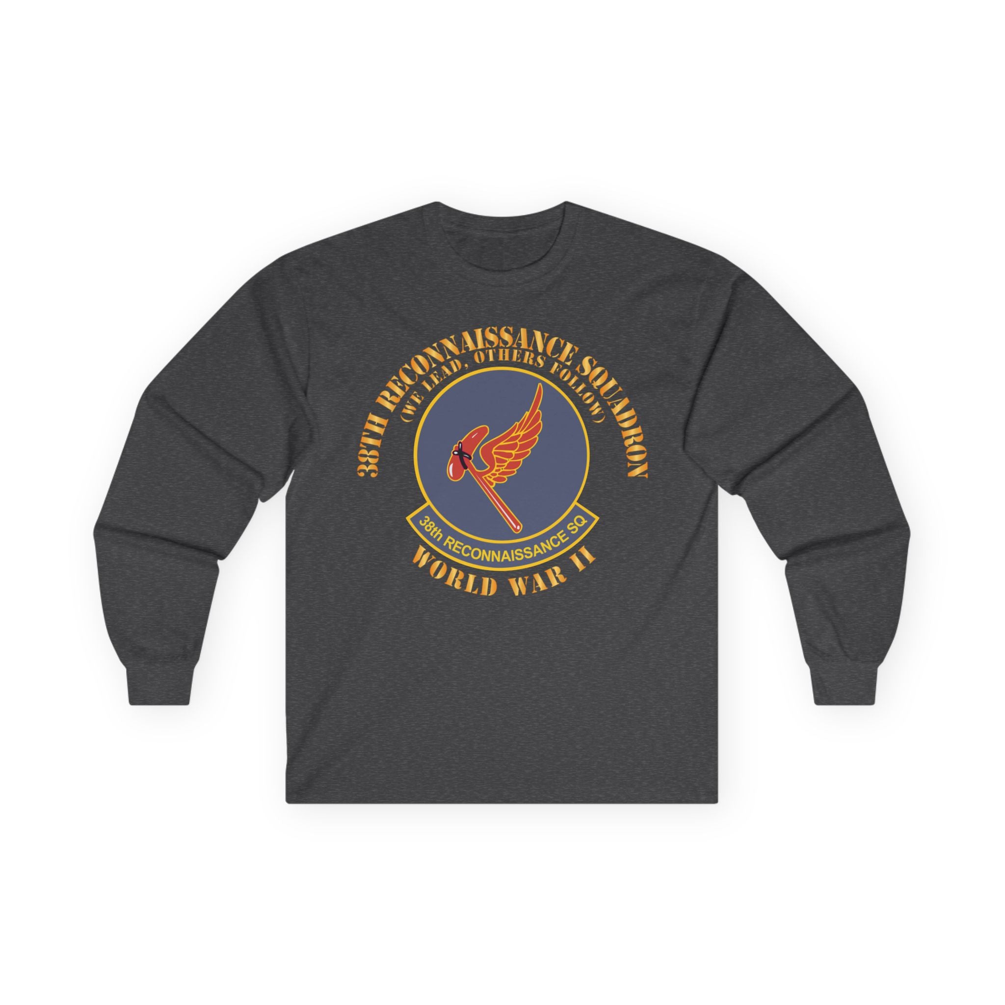 Unisex Long Sleeve Tee - AAC - 38th Reconnaissance Squadron - WWII X 300