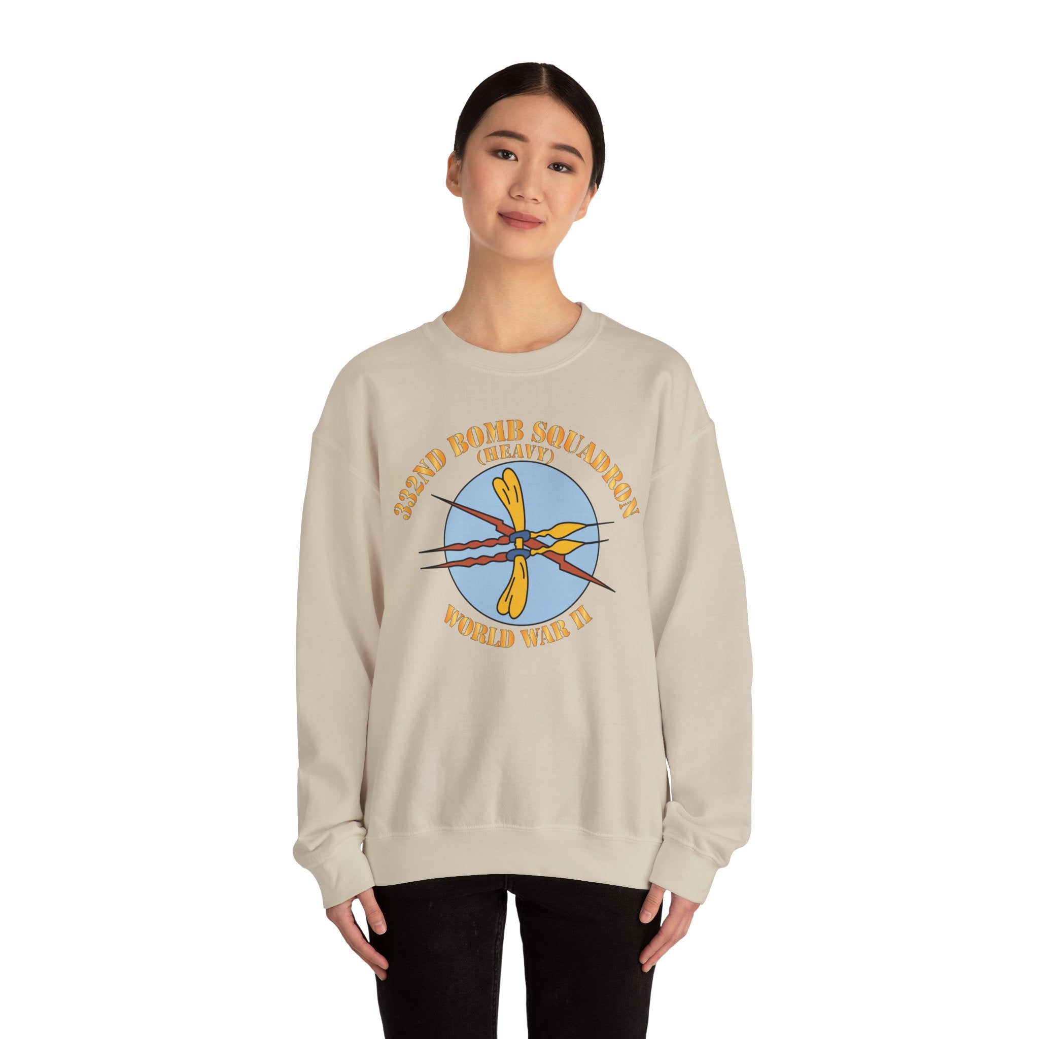 Crewneck Sweatshirt - AAC - 332nd Bomb Squadron WWII X 300
