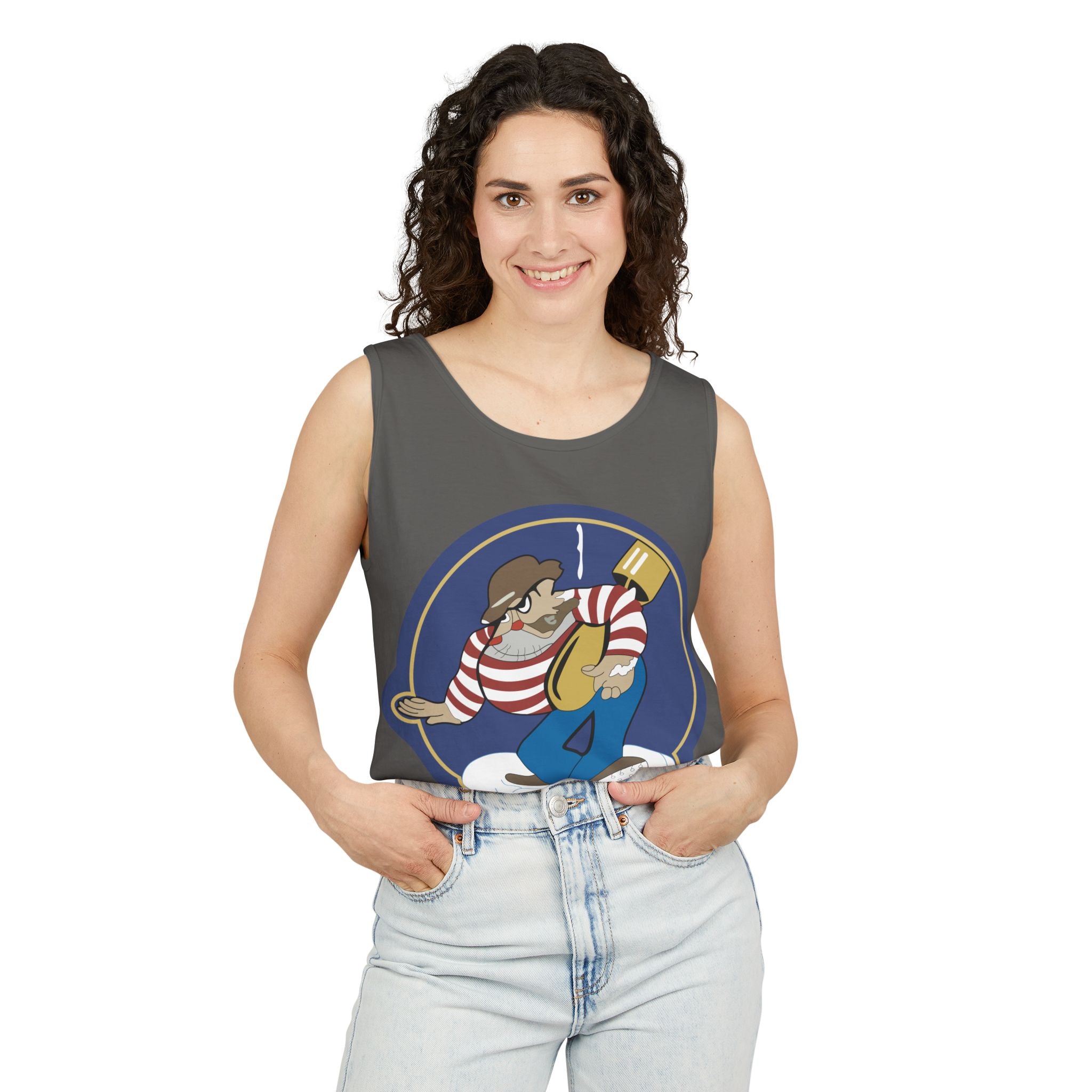 Unisex Garment-Dyed Tank Top - AAC - 869th Bomb Squadron, 497th Bomb Group wo Txt X 300