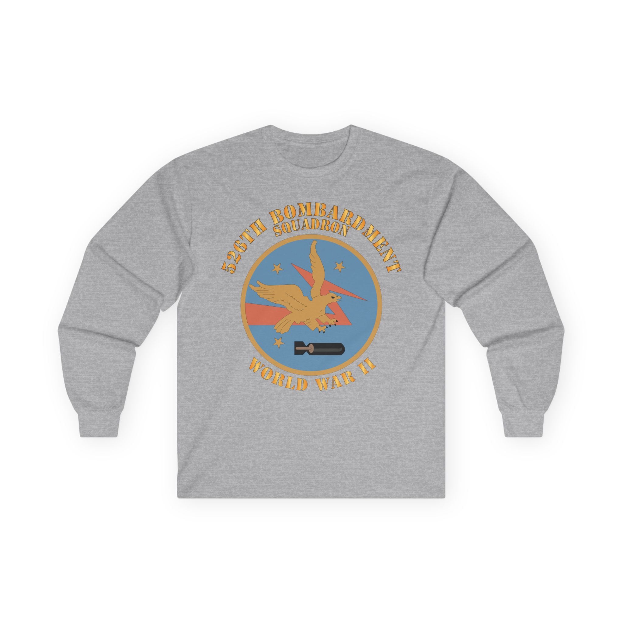 Unisex Long Sleeve Tee - AAC - 526th Bombardment Squadron - WWII X 300