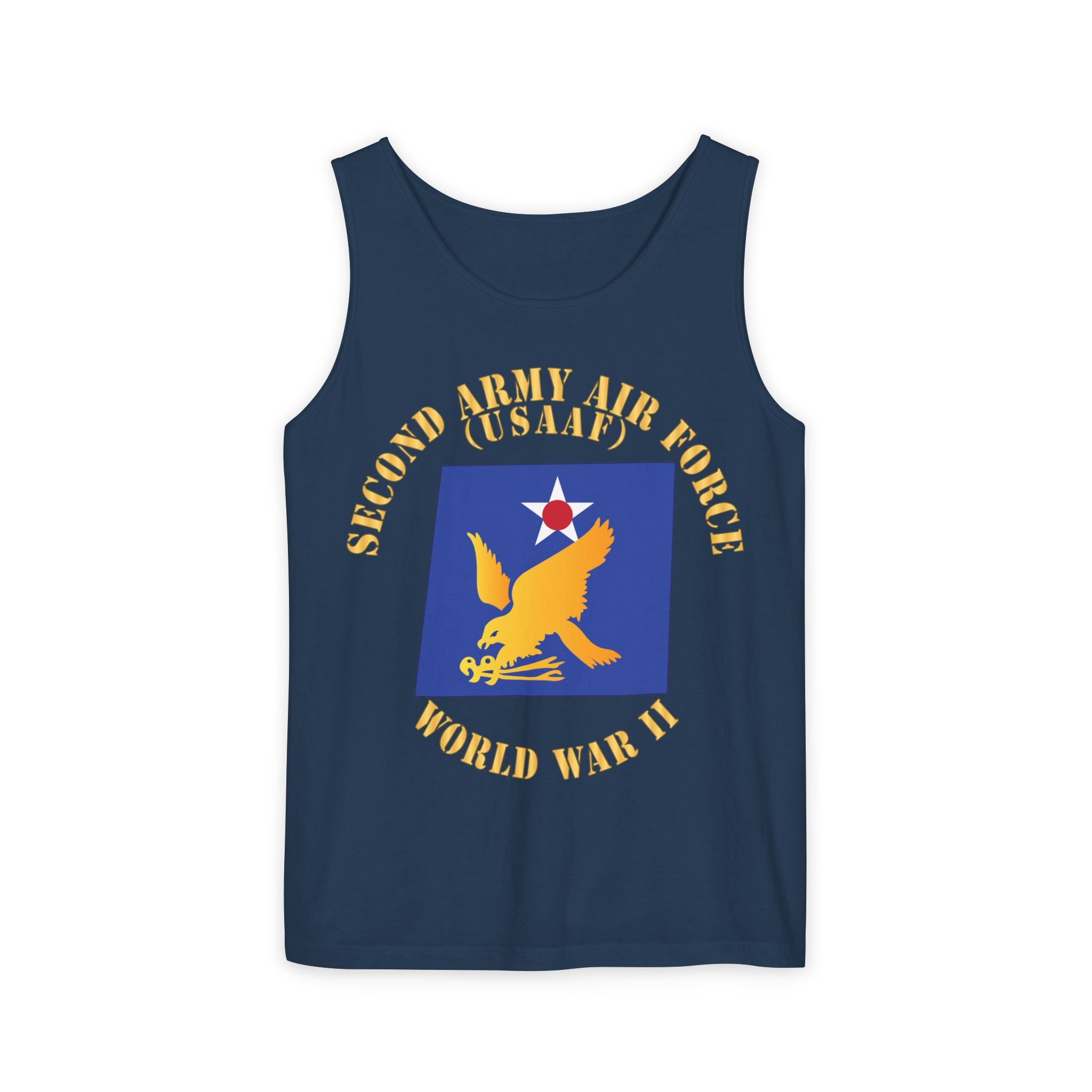 Unisex Garment-Dyed Tank Top - SSI - AAC - 2nd Air Force - WWII - USAAF x 300