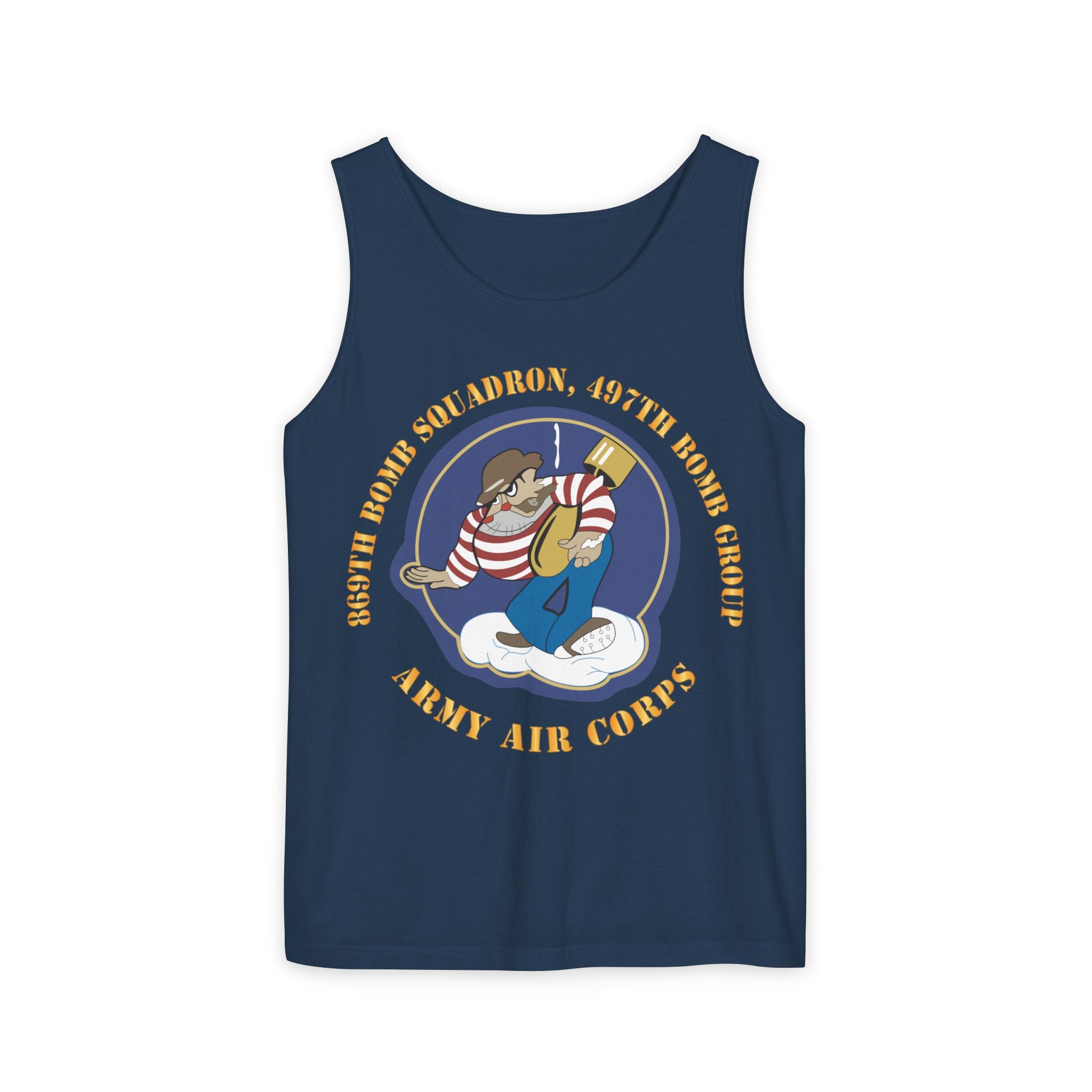 Unisex Garment-Dyed Tank Top - AAC - 869th Bomb Squadron, 497th Bomb Group X 300