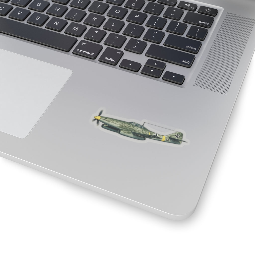 Kiss-Cut Stickers - WWII - Fighter Aircraft - Messerschmitt Me 262 - Profile - Left - In Flight