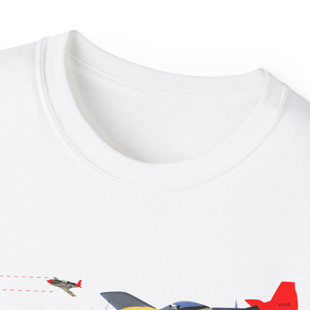 Unisex Ultra Cotton Tee - Army - AAC - 332nd Fighter Group - Red Tails - At War