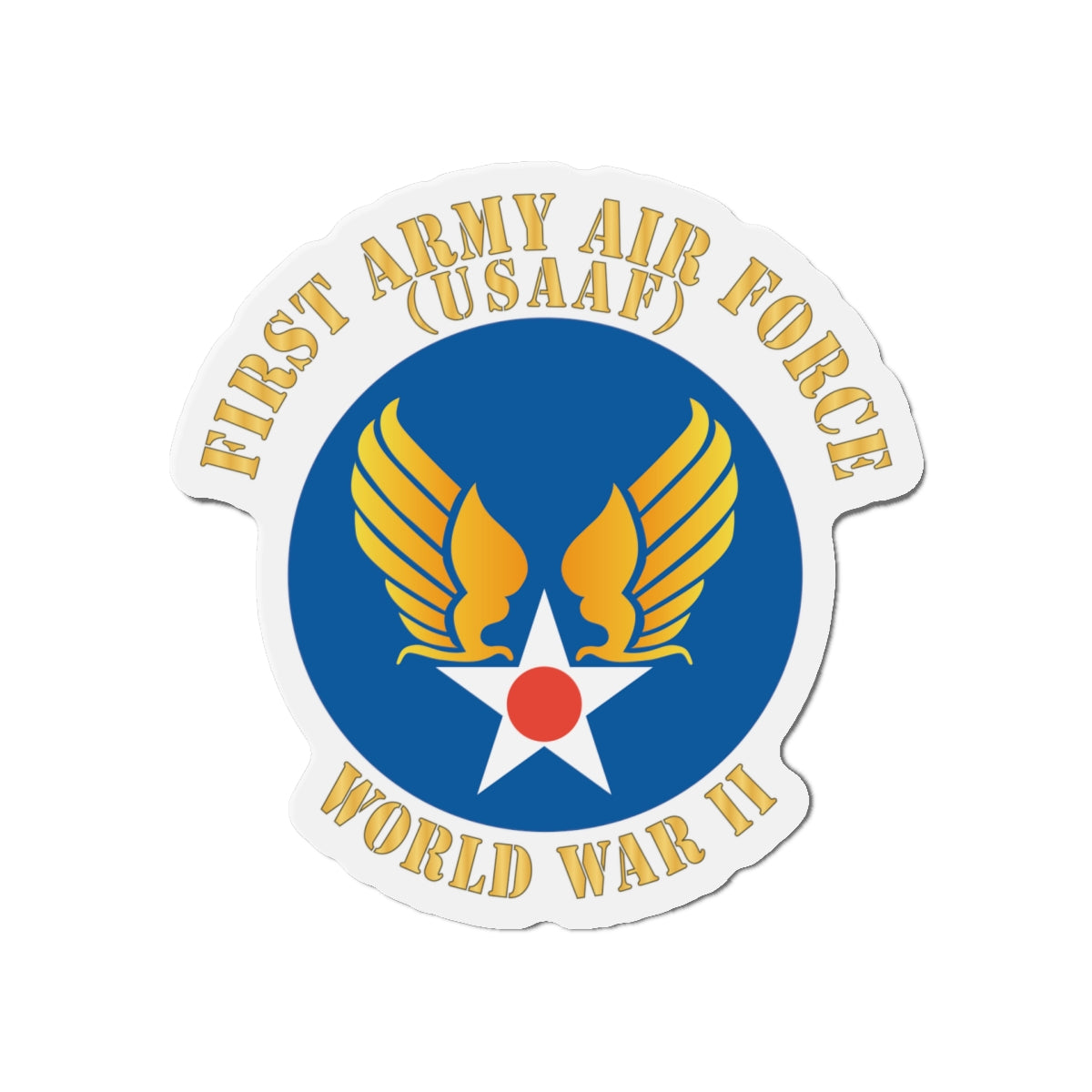 Die-Cut Magnets - SSI - AAC - 1st Army Air Force - WWII - USAAF x 300