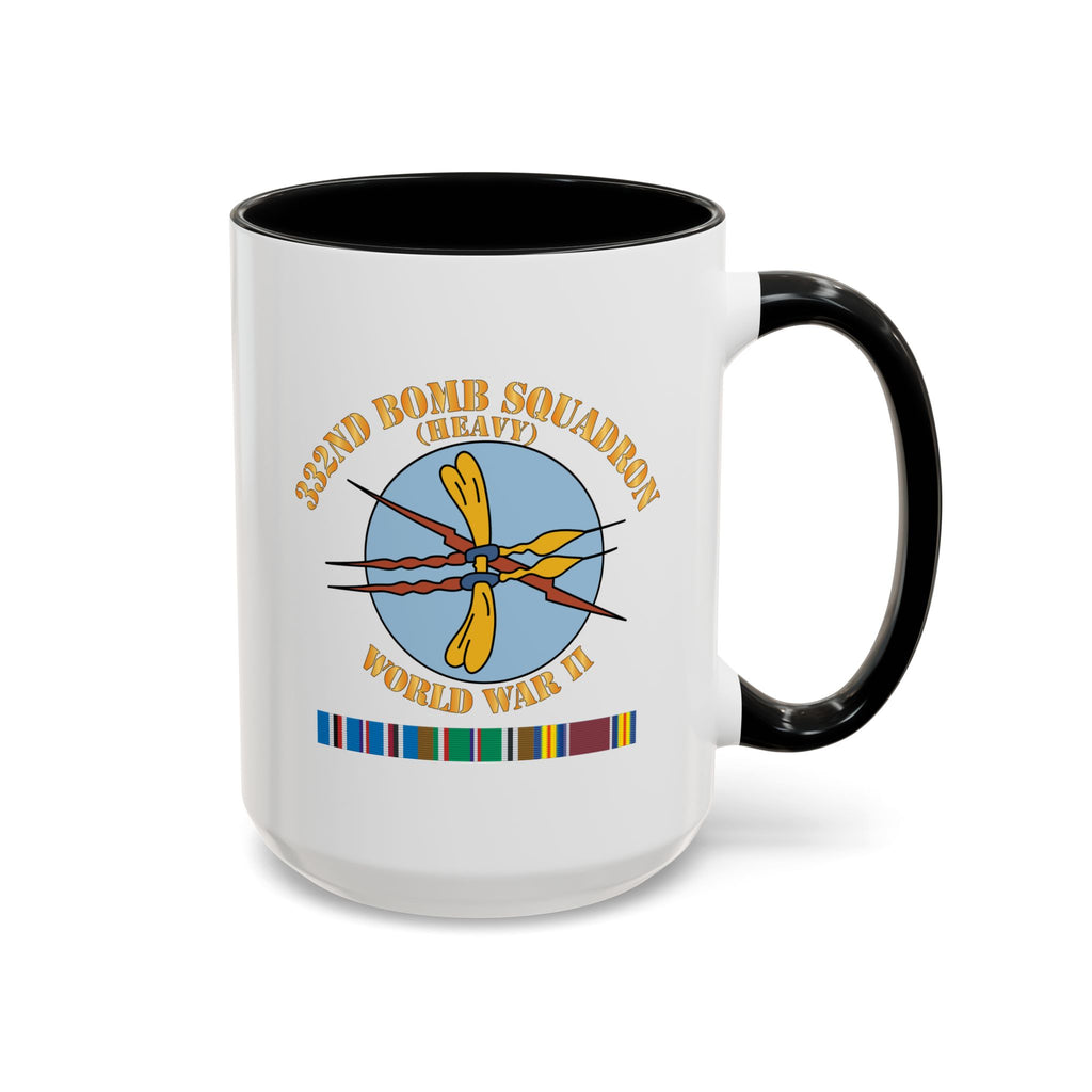 Accent Coffee Mug - AAC - 332nd Bomb Squadron WWII w SVC X 300