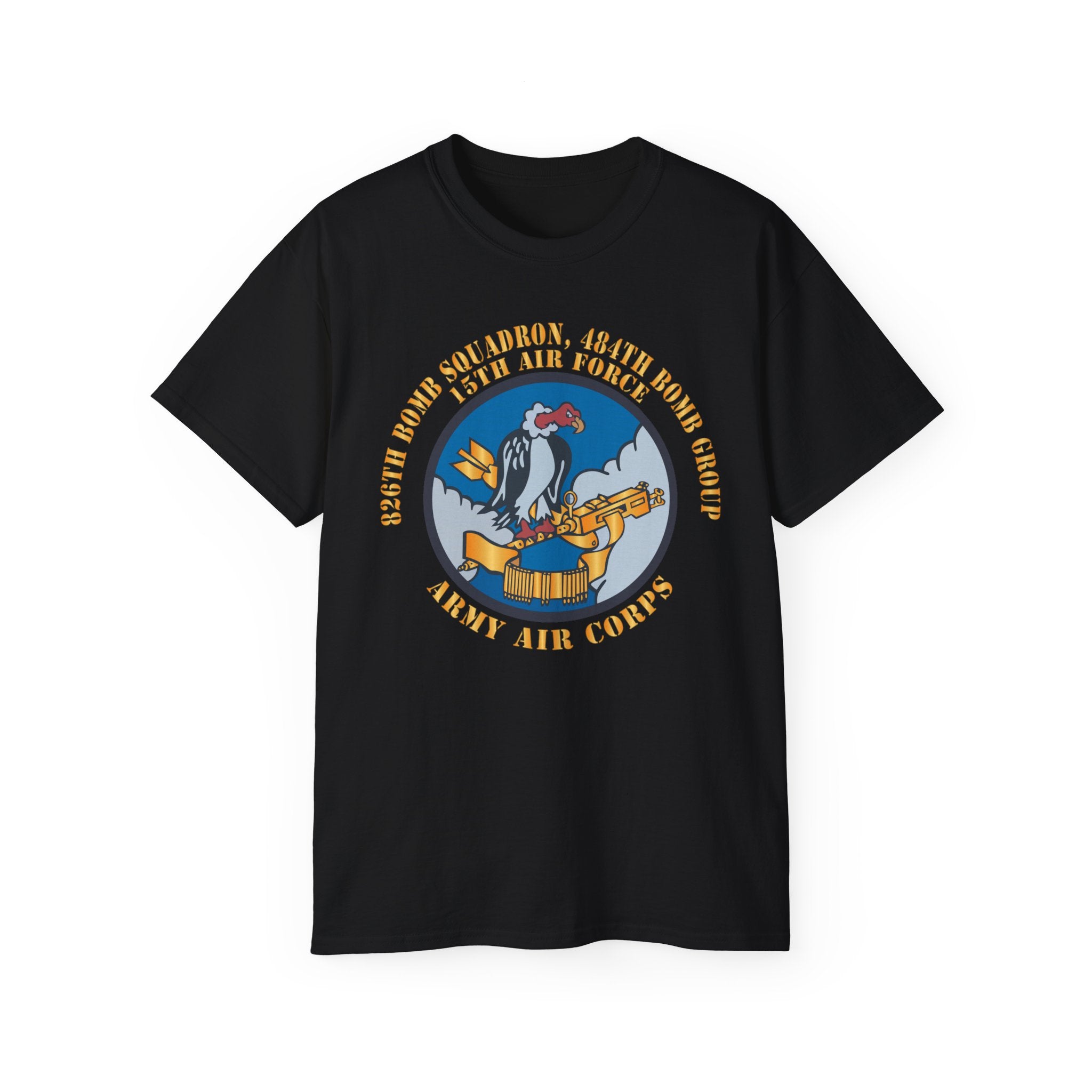 Unisex Ultra Cotton Tee - AAC - 826th Bomb Squadron, 484th Bomb Group - 15th AAF X 300