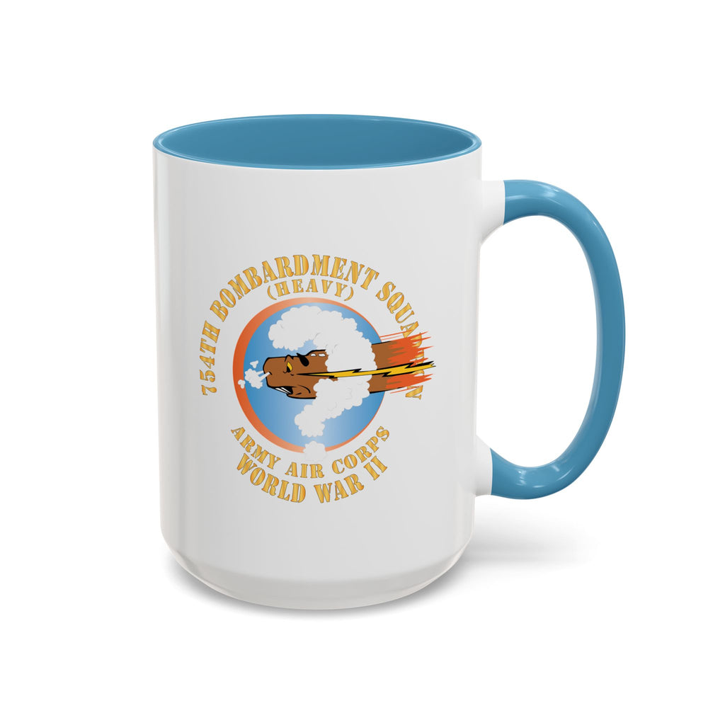 Accent Coffee Mug - AAC - 754th Bombardment Squadron - Army Air Corps - WWII X 300