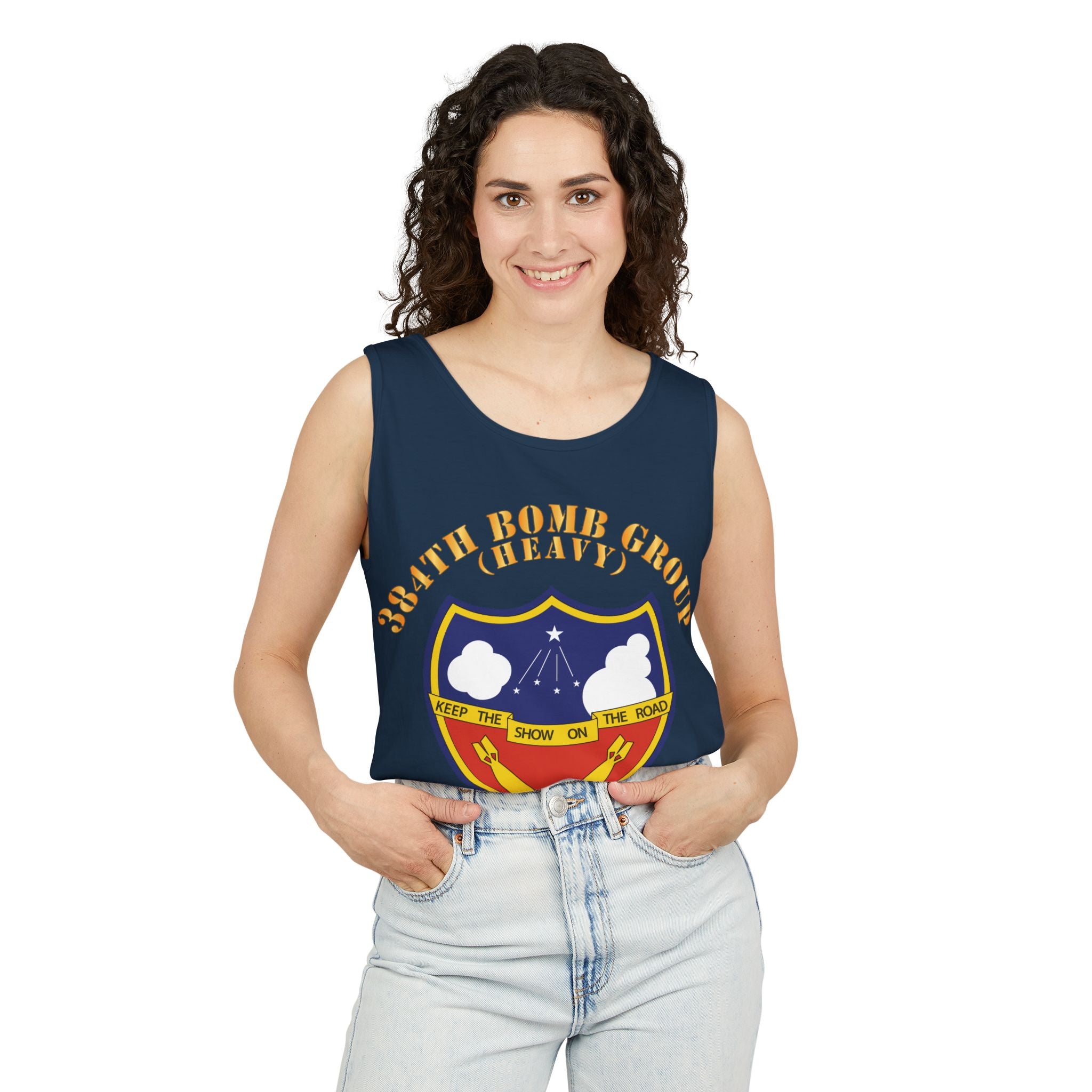 Unisex Garment-Dyed Tank Top - AAC - 384th Bomb Group X 300