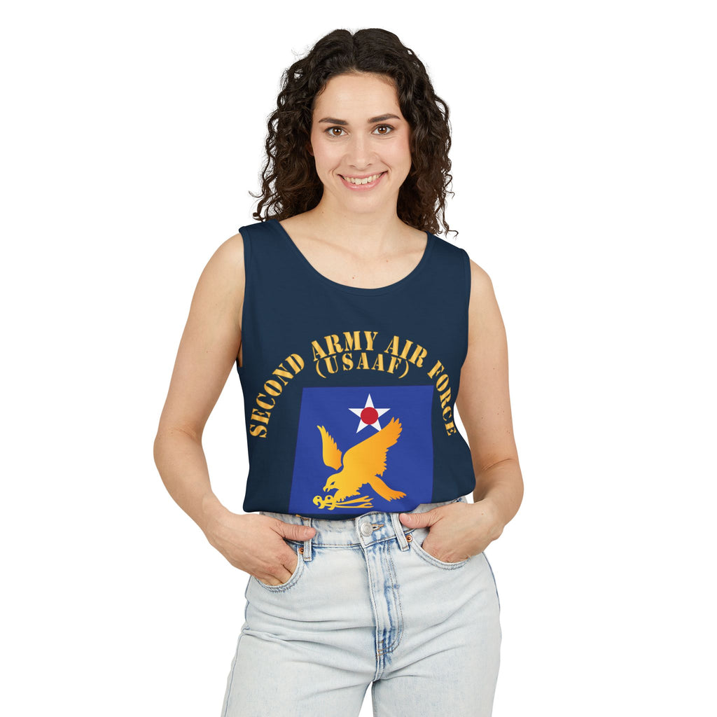 Unisex Garment-Dyed Tank Top - SSI - AAC - 2nd Air Force - WWII - USAAF x 300