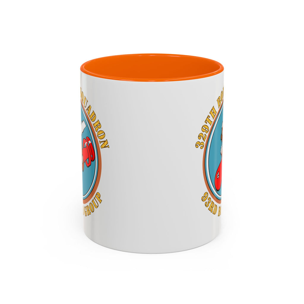 Accent Coffee Mug - AAC - 329th Bomb Squadron,93rd Bomb Group - WWII - USAAF