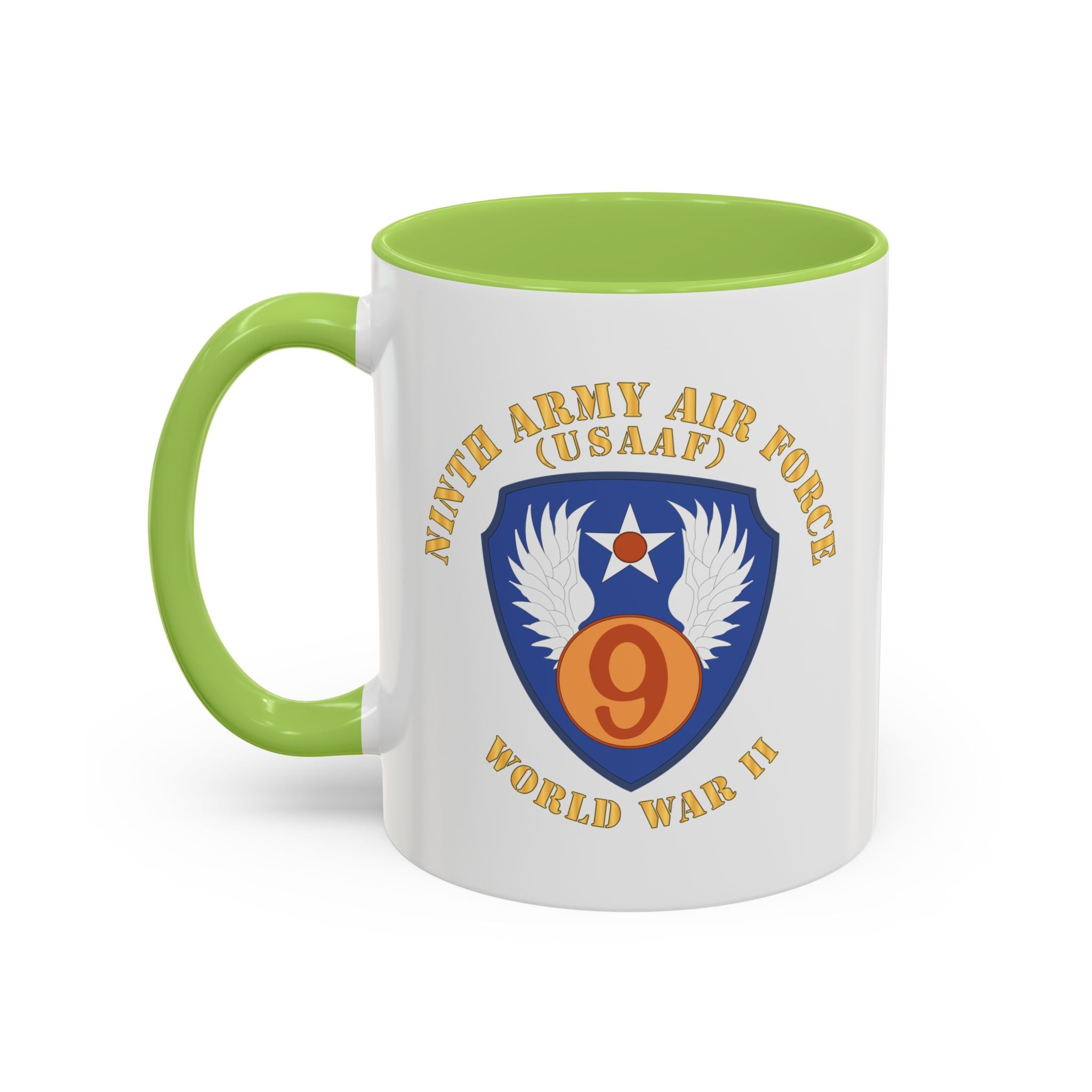 Accent Coffee Mug - AAC - SSI - 9th Air Force - WWII - USAAF x 300