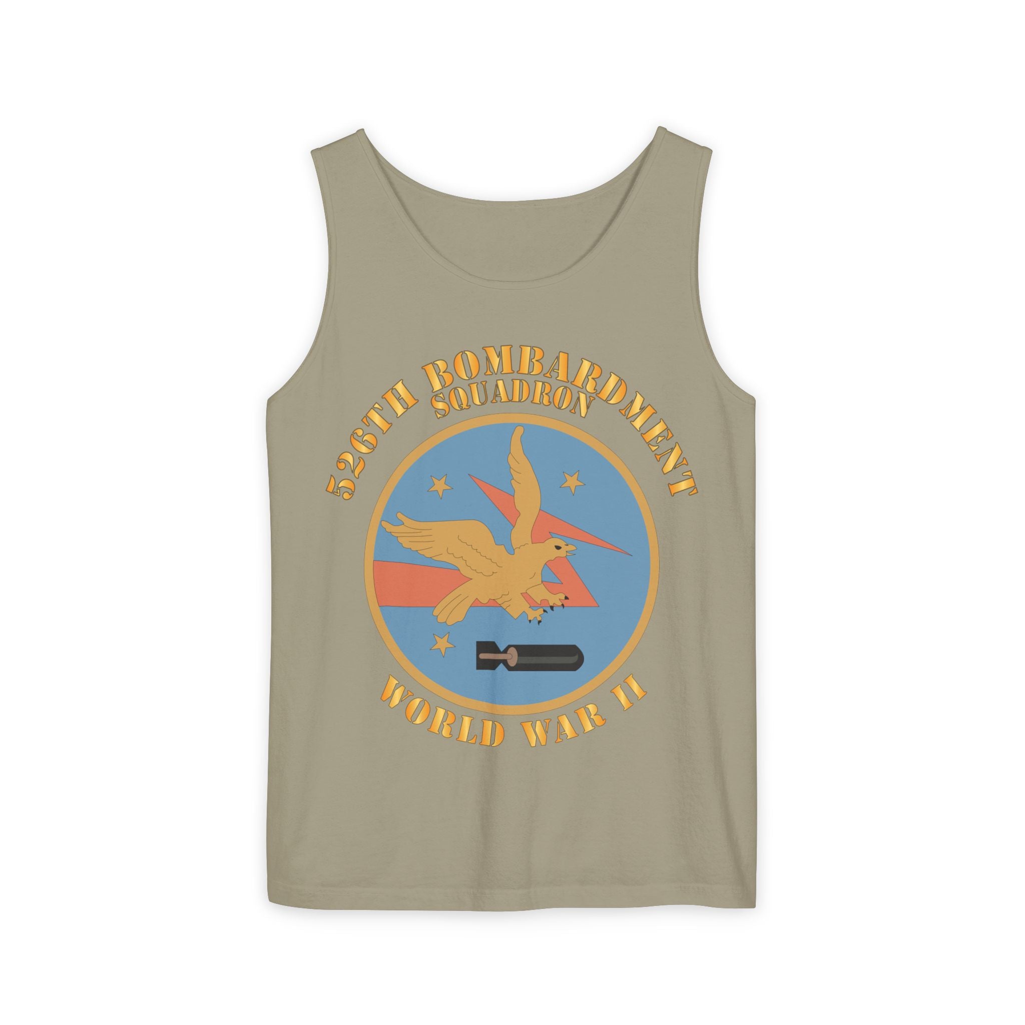 Unisex Garment-Dyed Tank Top - AAC - 526th Bombardment Squadron - WWII X 300