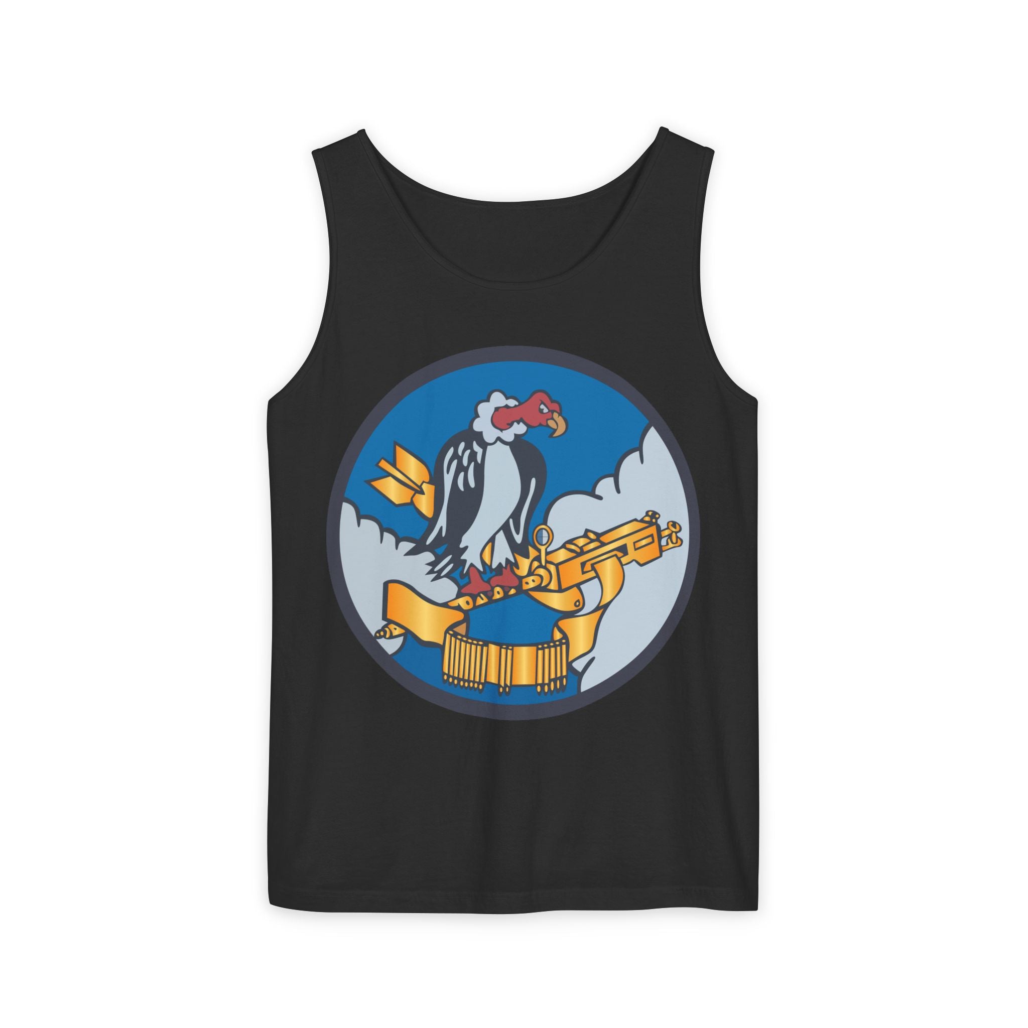 Unisex Garment-Dyed Tank Top - AAC - 825th Bomb Squadron, 484th Bomb Group - 15th AAF wo txt X 300