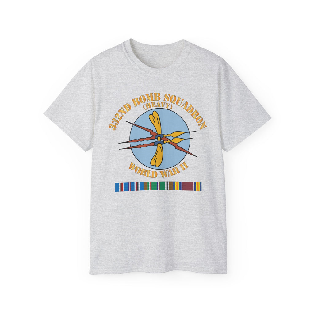 Unisex Ultra Cotton Tee - AAC - 332nd Bomb Squadron WWII w SVC X 300