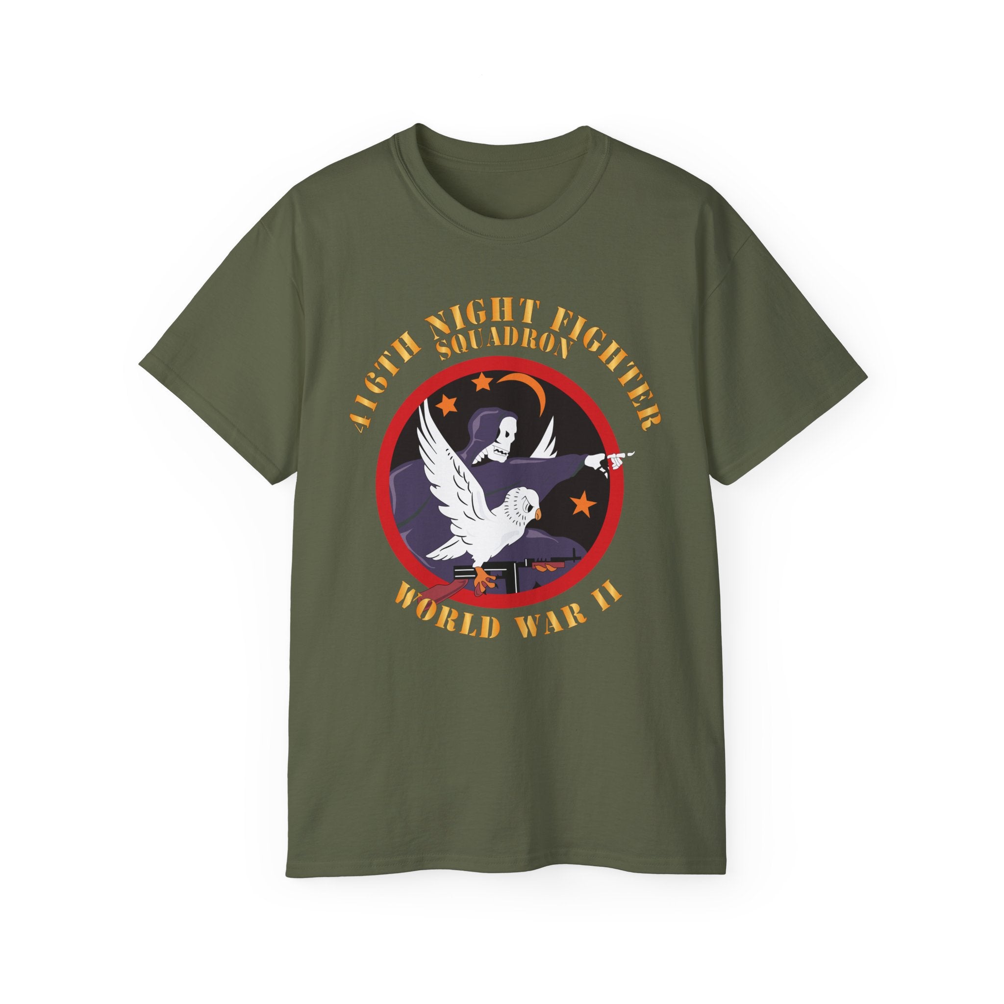 Unisex Ultra Cotton Tee - AAC - 416th Night Fighter Squadron - WWII X 300
