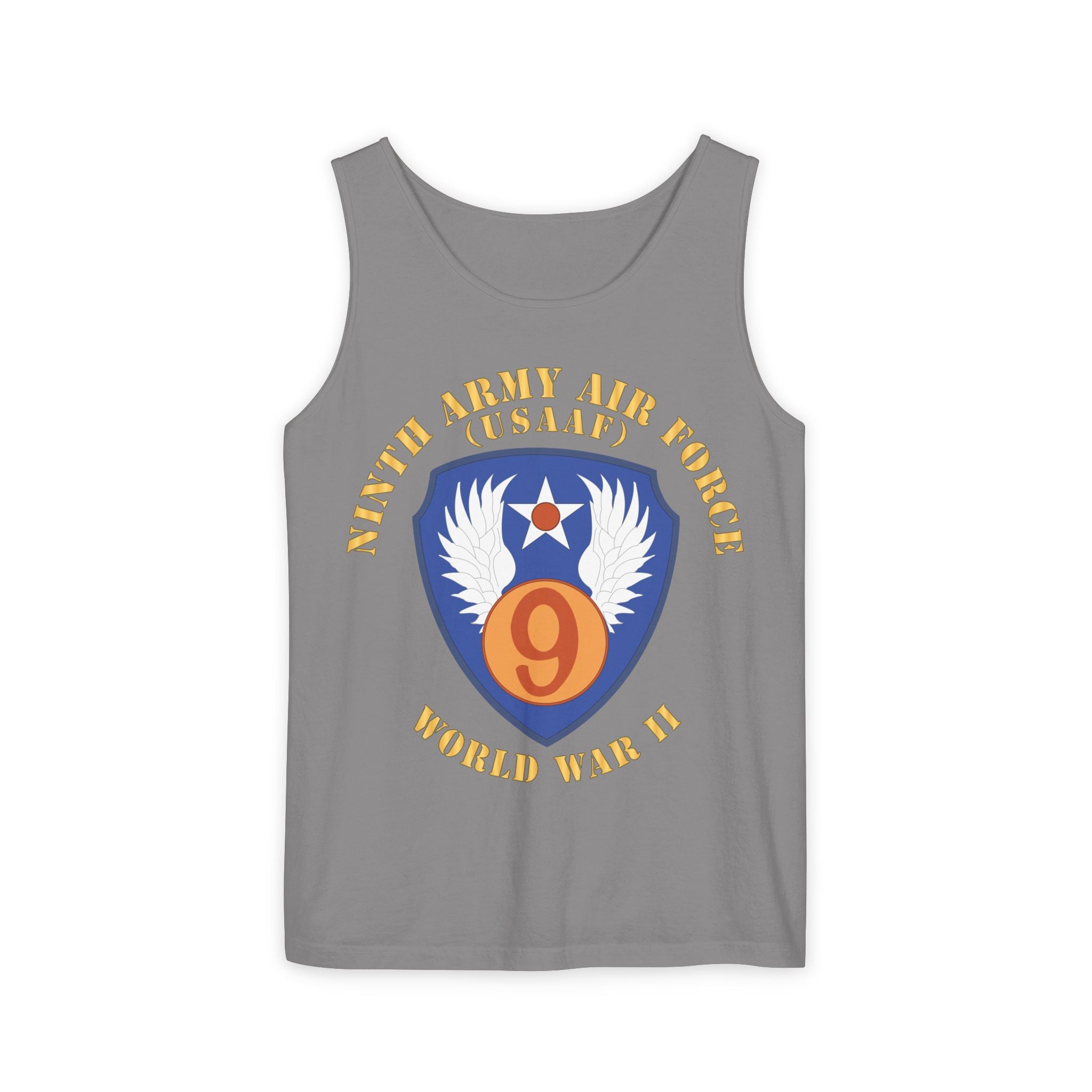 Unisex Garment-Dyed Tank Top - AAC - SSI - 9th Air Force - WWII - USAAF x 300