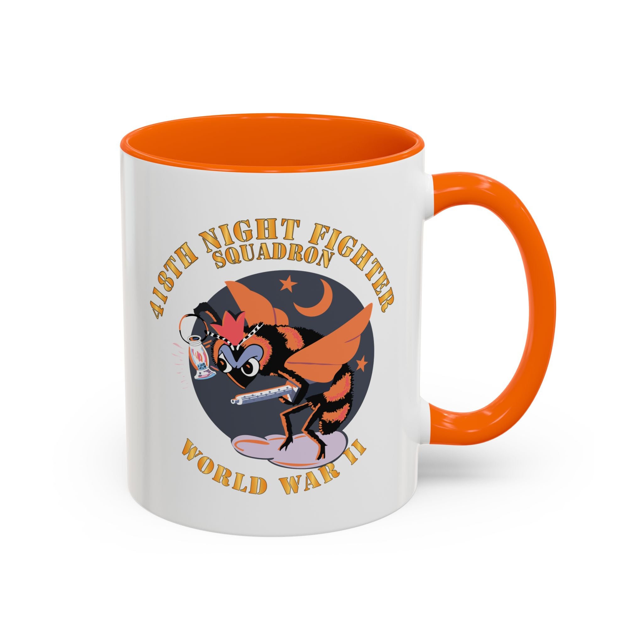 Accent Coffee Mug - AAC - 418th Night Fighter Squadron - WWII X 300