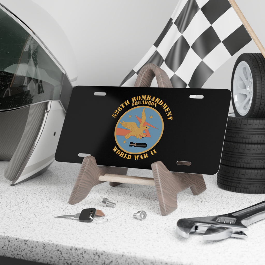 License Plate - AAC - 526th Bombardment Squadron - WWII X 300