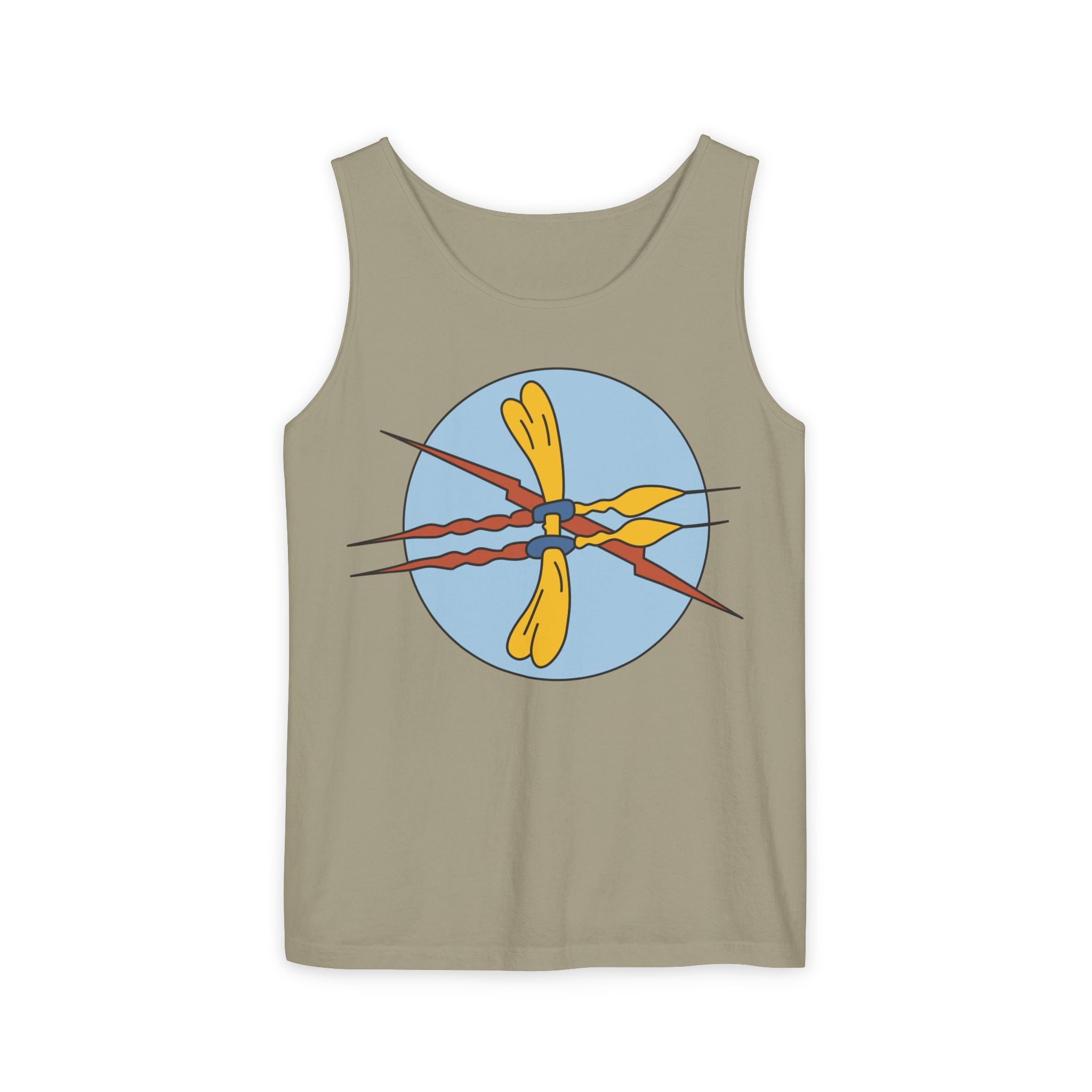 Unisex Garment-Dyed Tank Top - AAC - 332nd Bomb Squadron WWII wo txt X 300