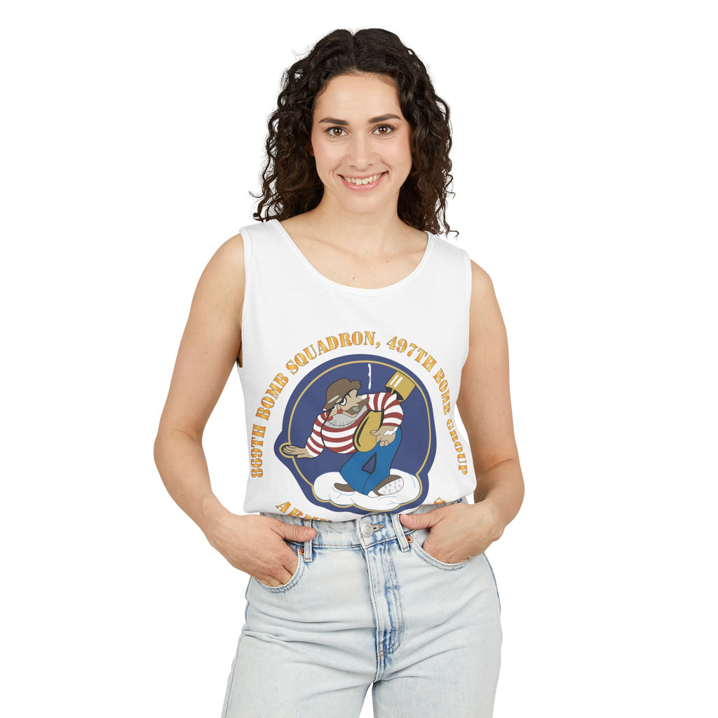 Unisex Garment-Dyed Tank Top - AAC - 869th Bomb Squadron, 497th Bomb Group X 300