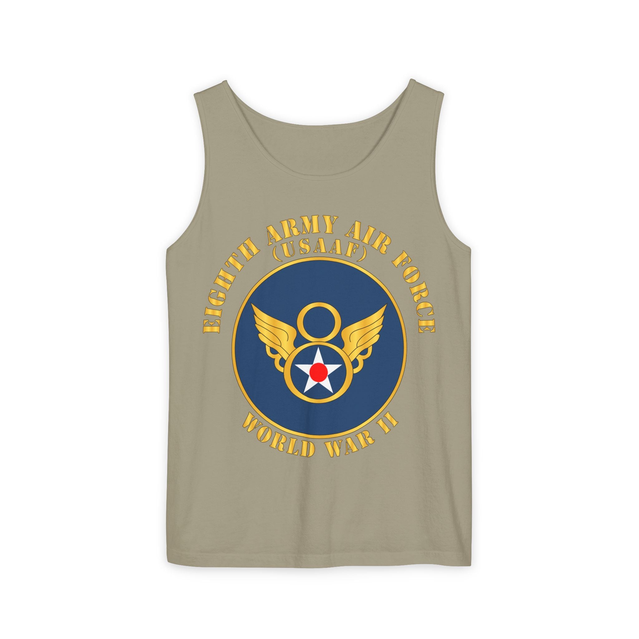 Unisex Garment-Dyed Tank Top - AAC - 8th Air Force - WWII - USAAF x 300
