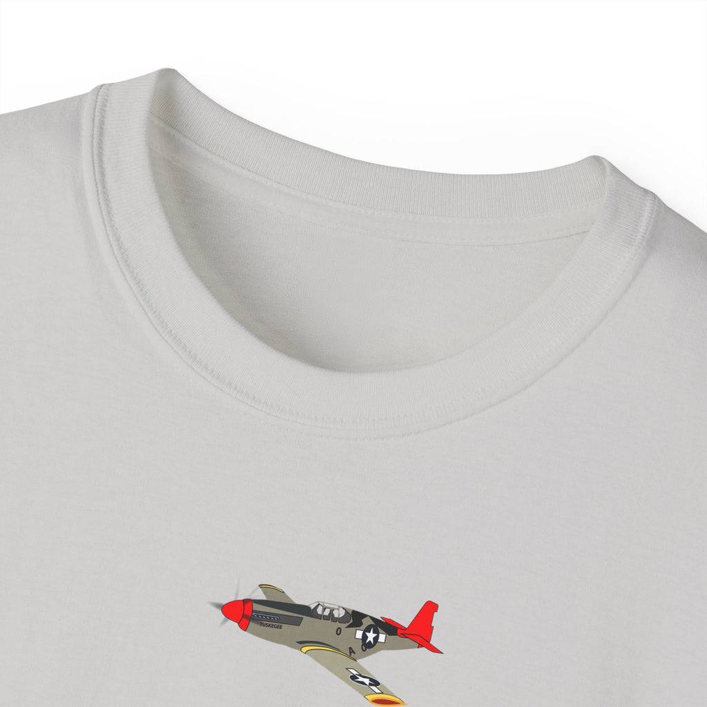 Unisex Ultra Cotton Tee - Army - AAC - 332nd Fighter Group - 12th AF - Red Tails wo Txt