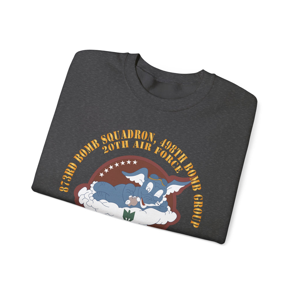 Crewneck Sweatshirt - AAC - 873rd Bomb Squadron, 498th Bomb Group - 20th AAF X 300