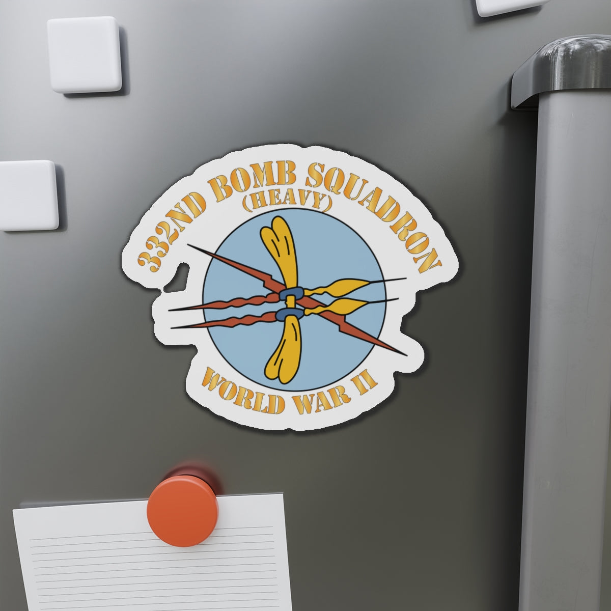 Die-Cut Magnets - AAC - 332nd Bomb Squadron WWII X 300