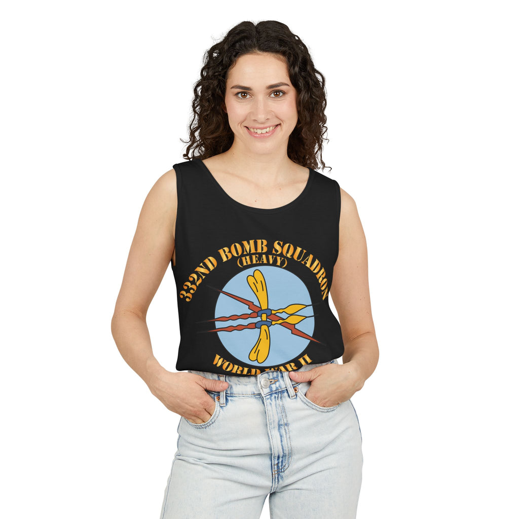 Unisex Garment-Dyed Tank Top - AAC - 332nd Bomb Squadron WWII w SVC X 300