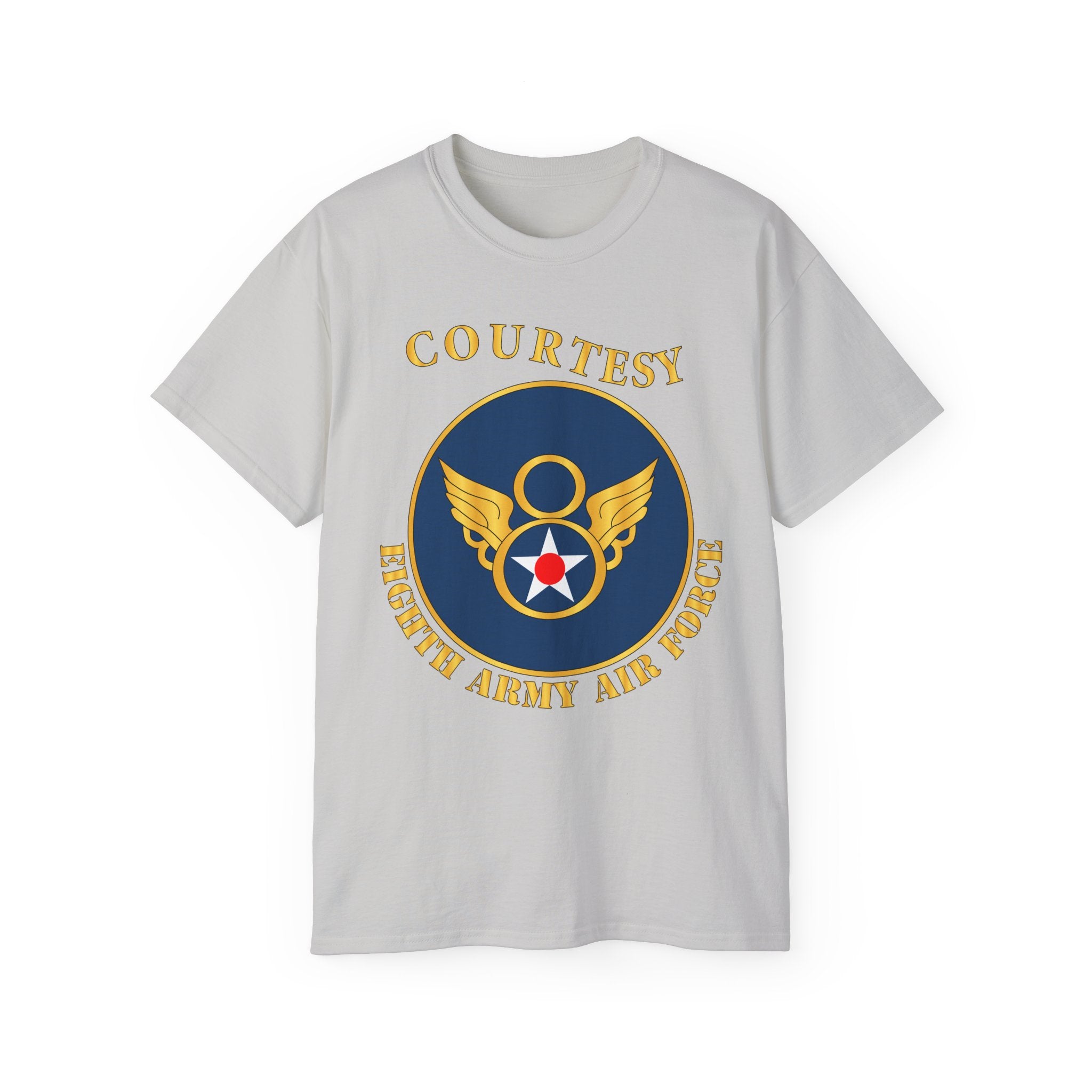Unisex Ultra Cotton Tee - AAC - 8th Air Force - WWII - Courtesy 8 AAF x 300