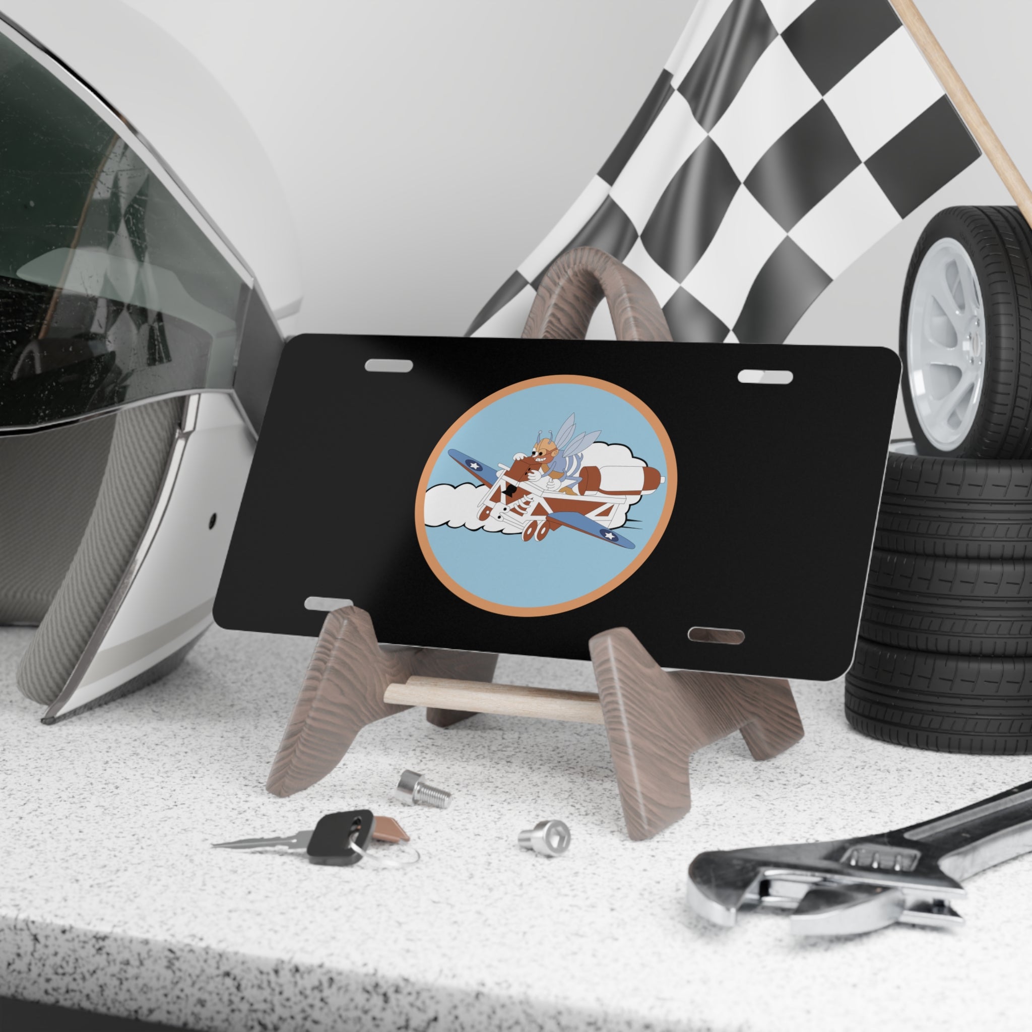 License Plate - AAC - 782nd Bomb Squadron, 465th Bomb Group - 15th AF wo Txt X 300