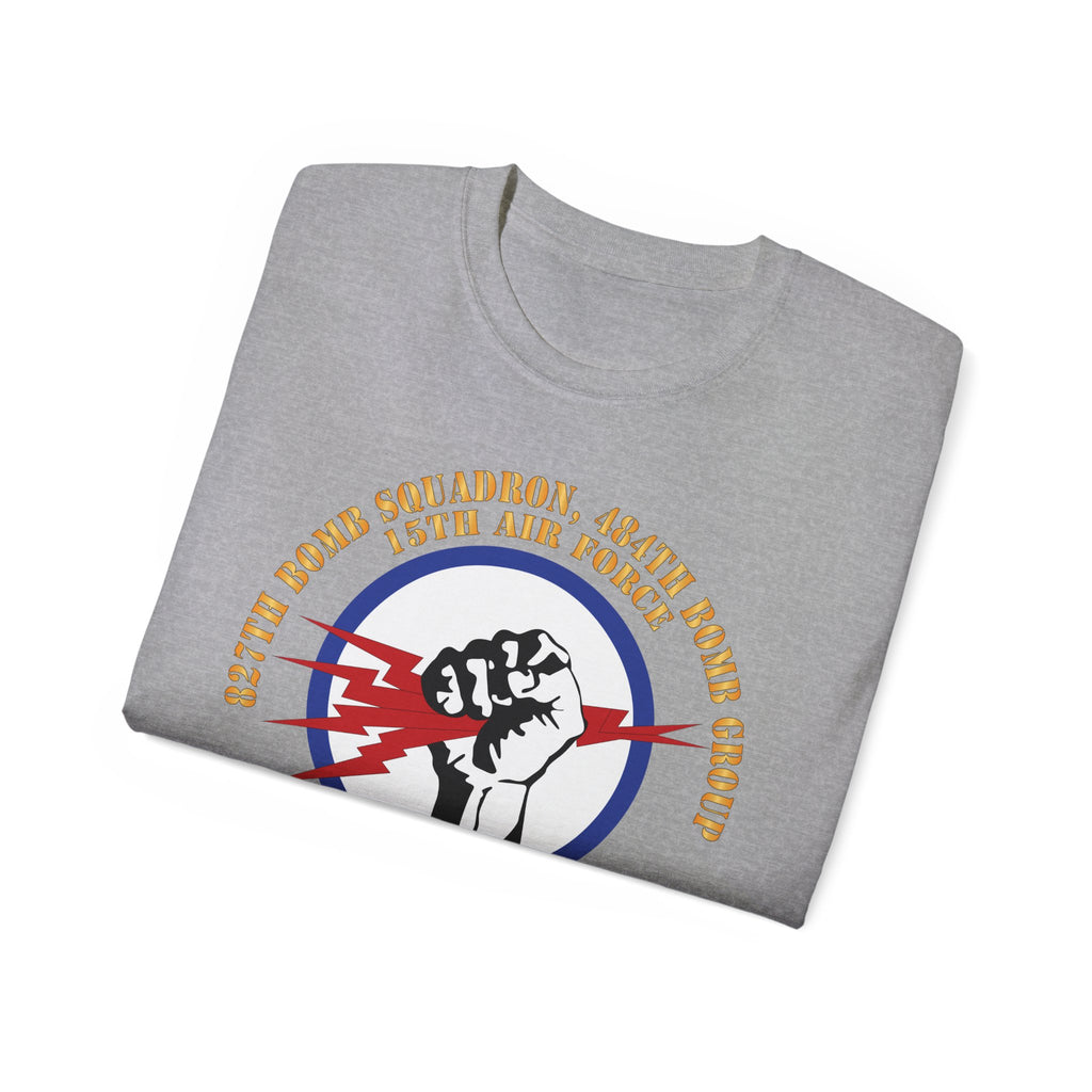 Unisex Ultra Cotton Tee - AAC - 827th Bomb Squadron, 484th Bomb Group - 15th AAF X 300