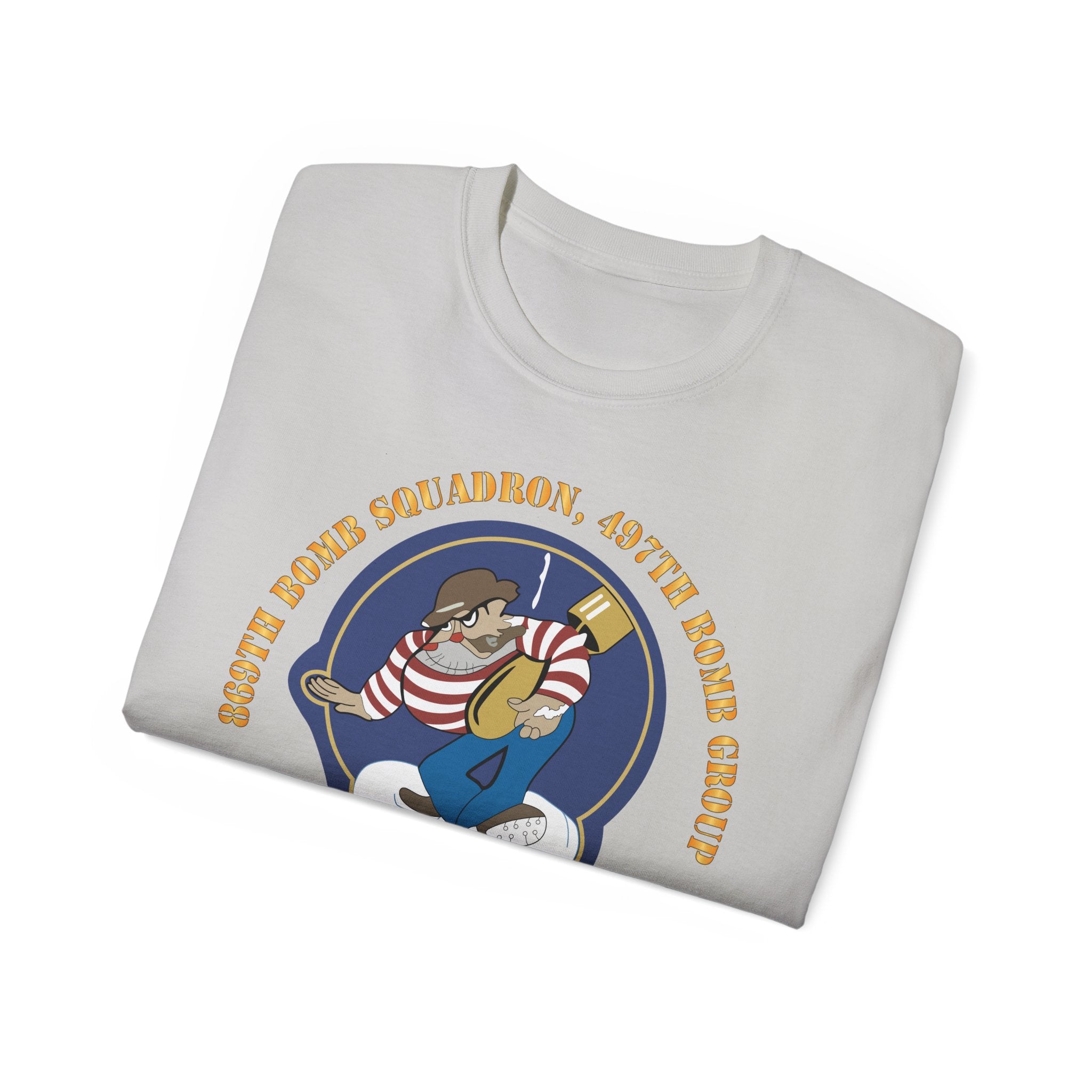 Unisex Ultra Cotton Tee - AAC - 869th Bomb Squadron, 497th Bomb Group X 300