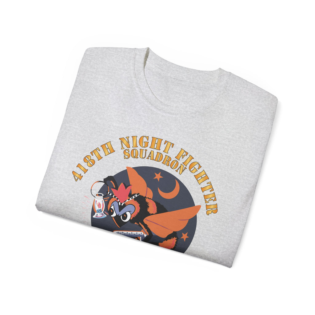 Unisex Ultra Cotton Tee - AAC - 418th Night Fighter Squadron - WWII X 300