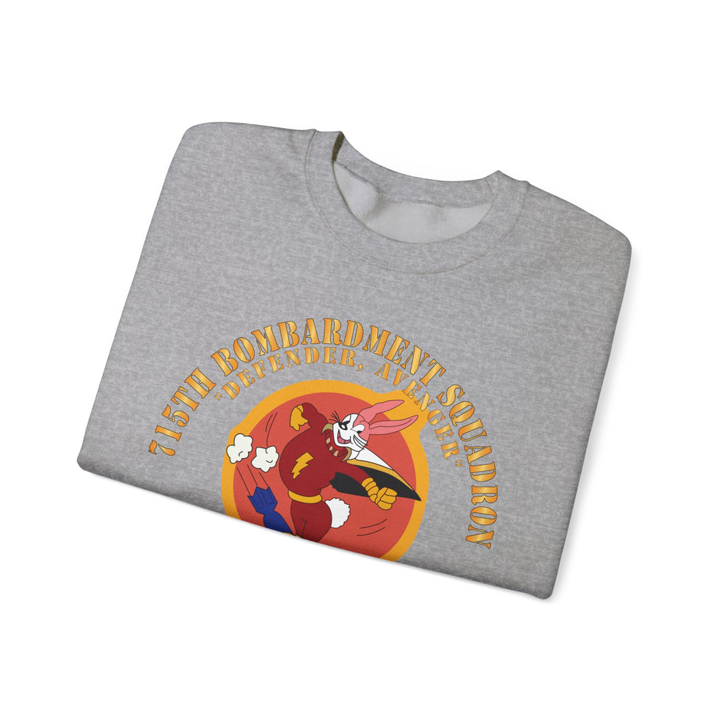 Crewneck Sweatshirt - ACC - 715th  Bombardment Squadron - Defender, Avenger - World War II X 300