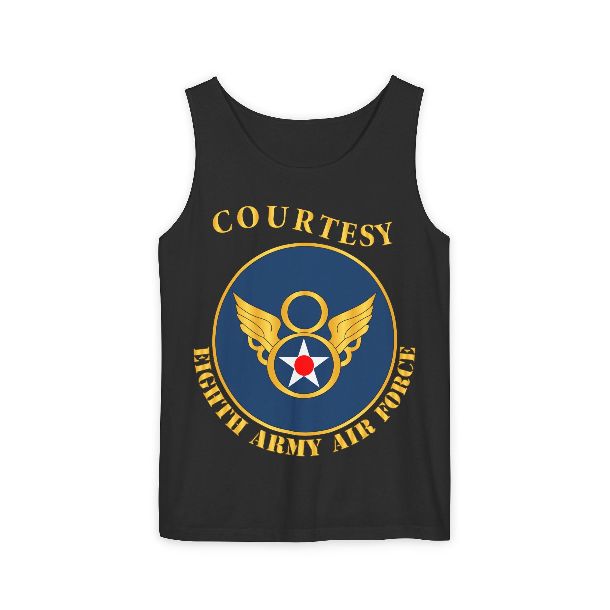 Unisex Garment-Dyed Tank Top - AAC - 8th Air Force - WWII - Courtesy 8 AAF x 300