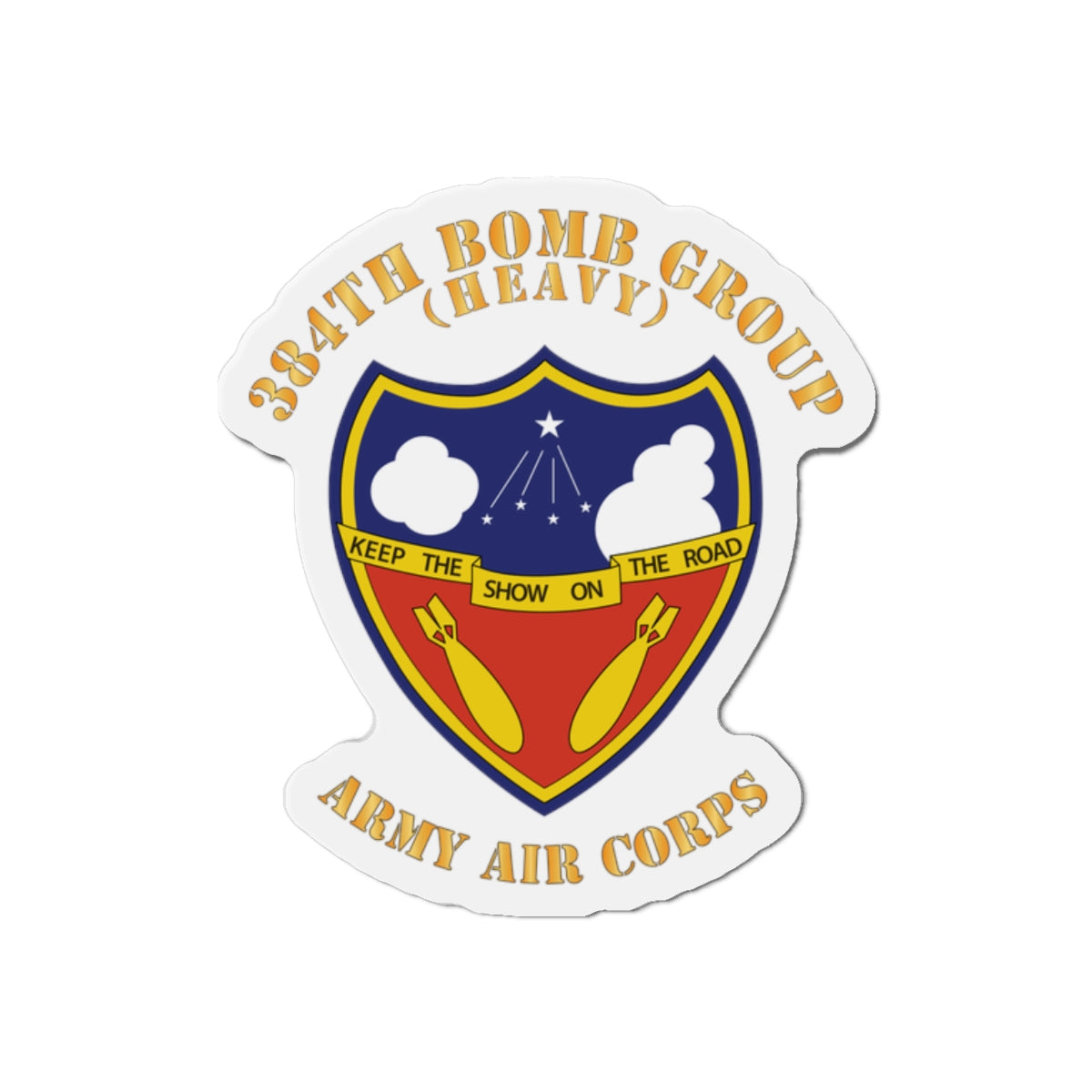 Die-Cut Magnets - AAC - 384th Bomb Group X 300